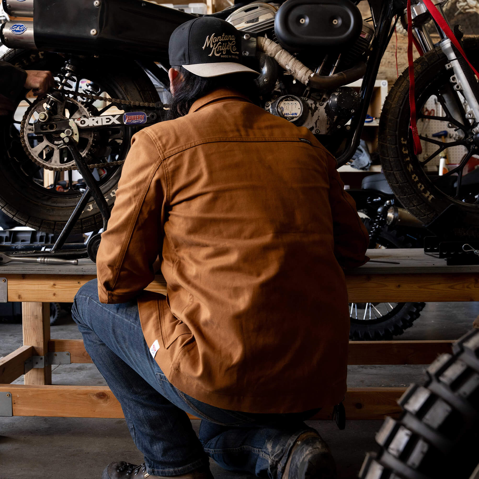 MKC WORK JACKET - USA MADE - RUST