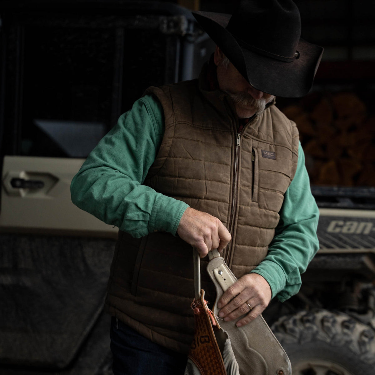 WHITEFISH WAXED CANVAS VEST