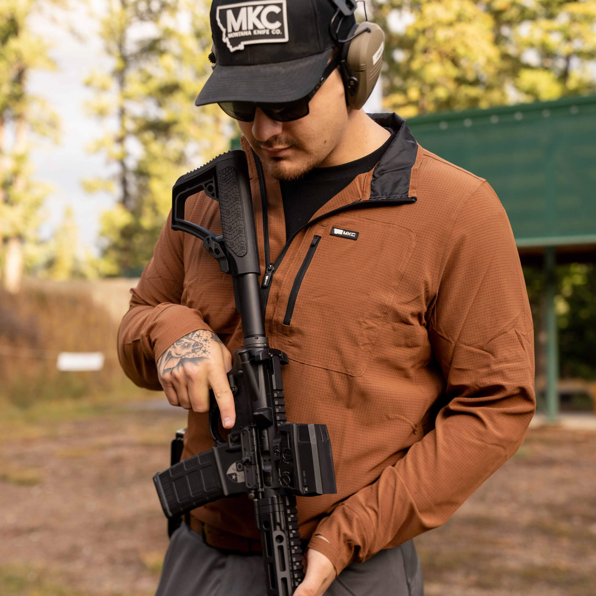 TACTICAL AIRLITE HALF-ZIP - COYOTE