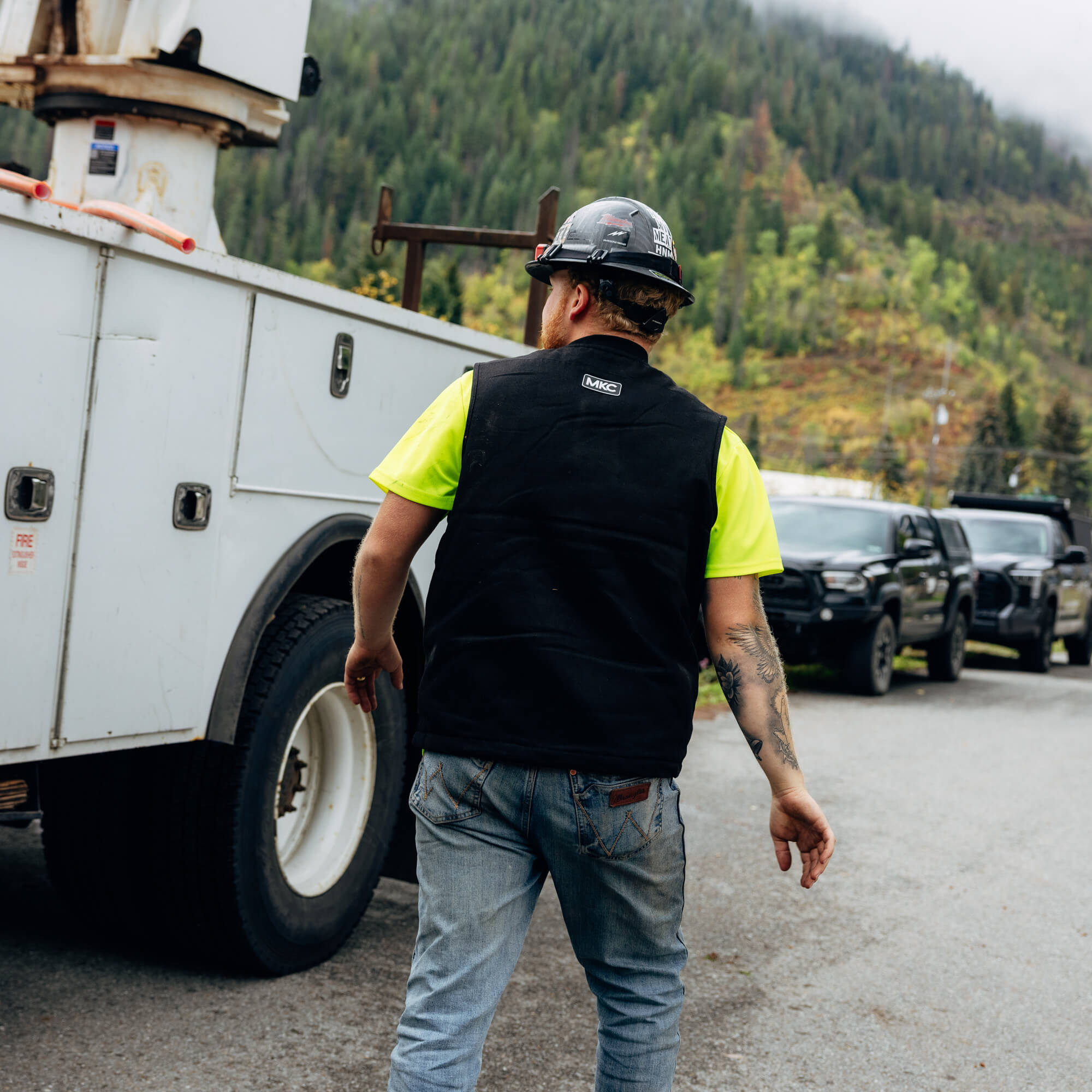 MKC CANVAS WORK VEST - BLACK