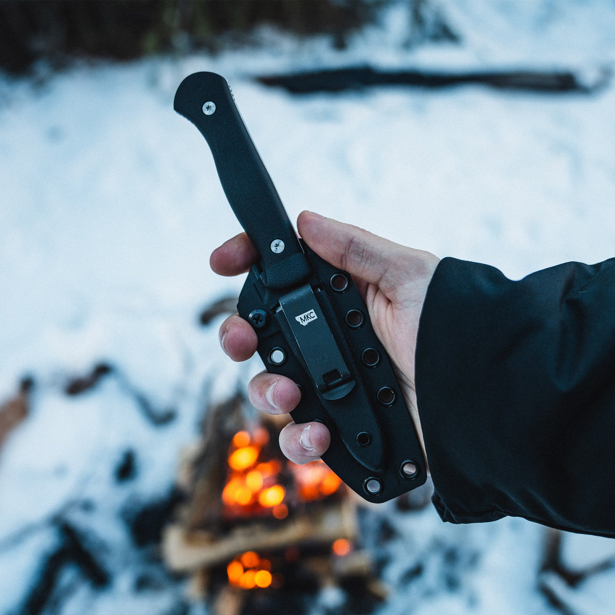 FIELDCRAFT SURVIVAL KNIFE - BLACK
