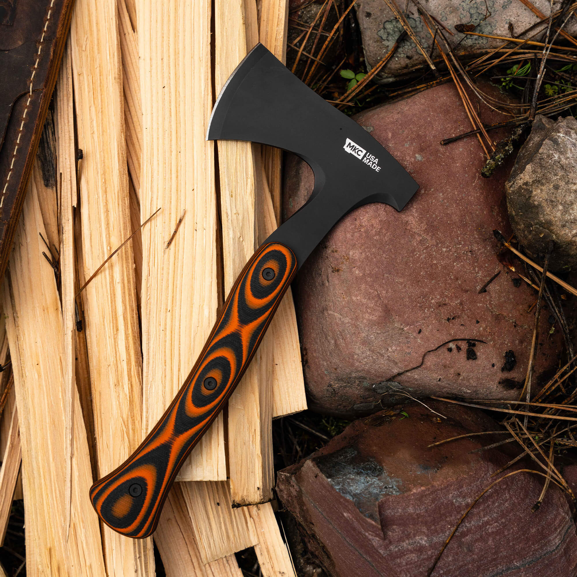 HELLGATE HATCHET - ORANGE & BLACK