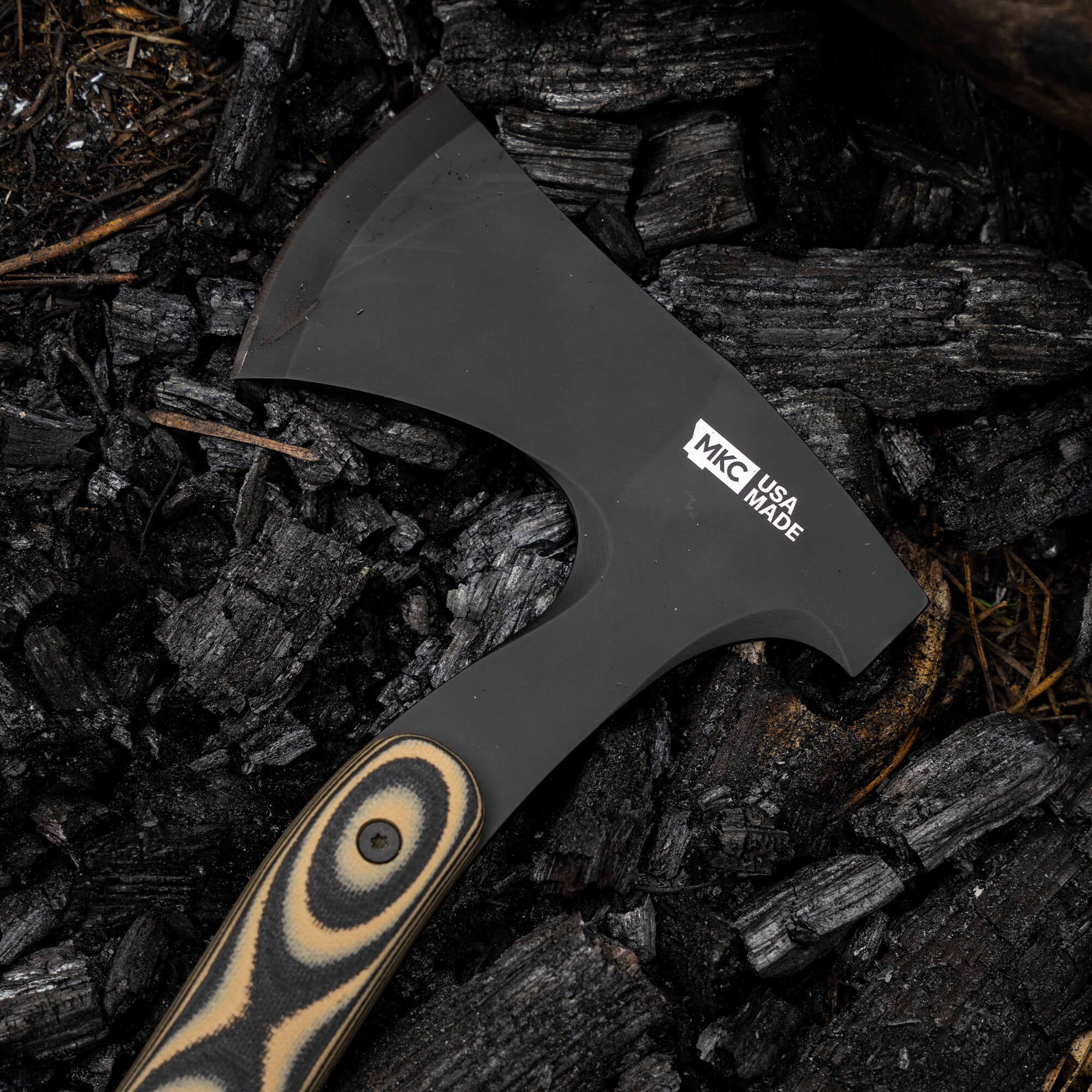 HELLGATE HATCHET - TAN & BLACK