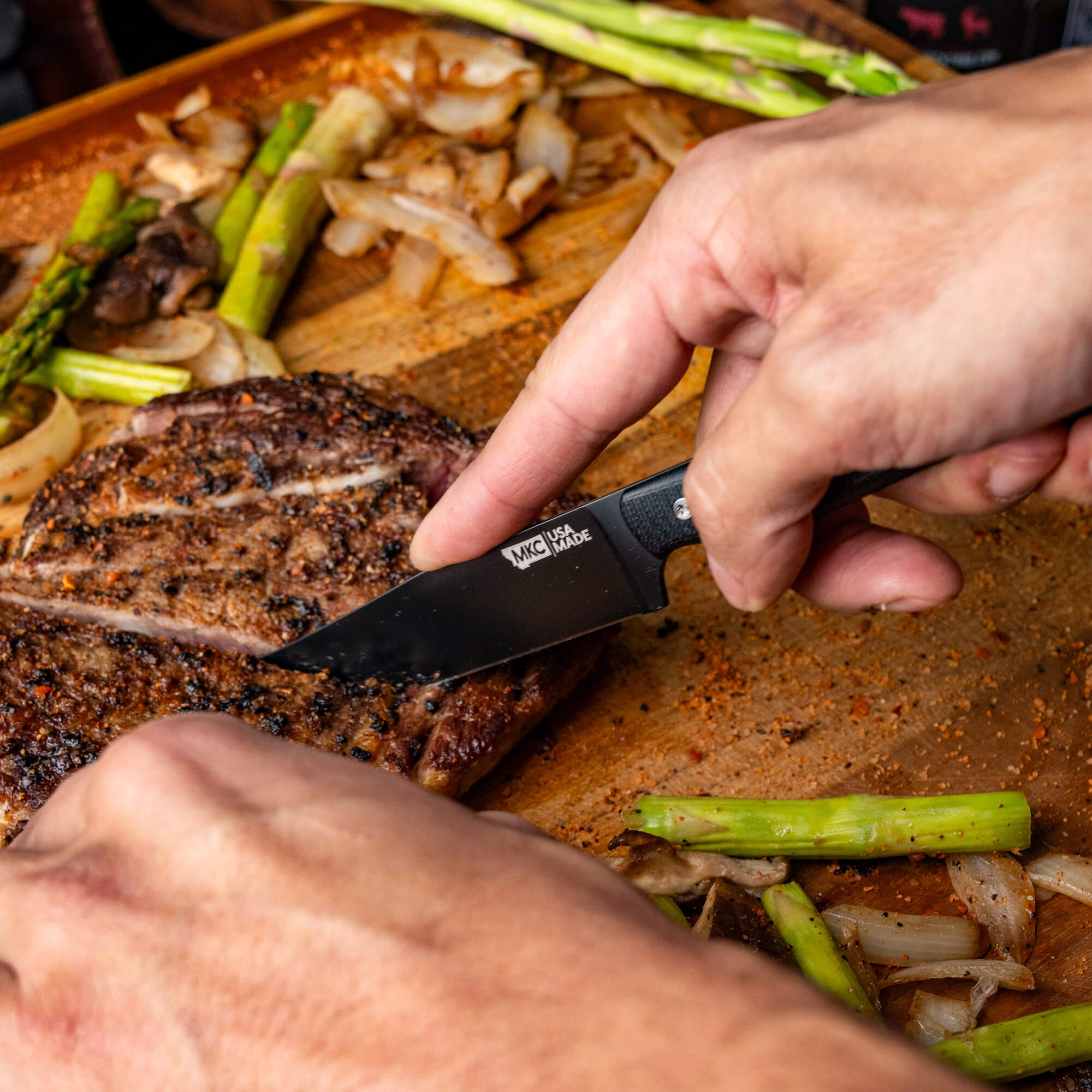 MKC STEAK KNIVES (SET OF 4) - PVD - BLACK