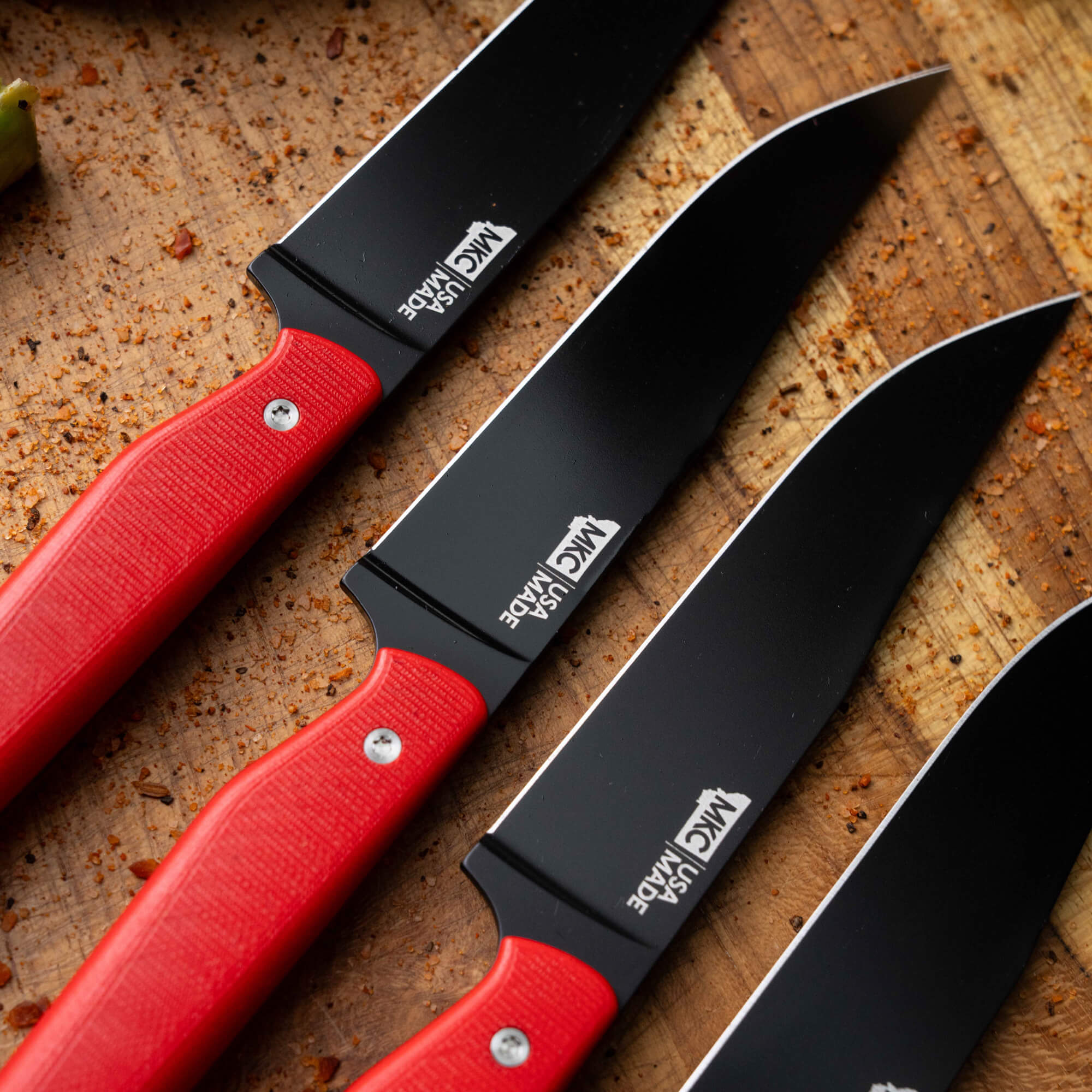 MKC STEAK KNIVES (SET OF 4) - PVD - RED