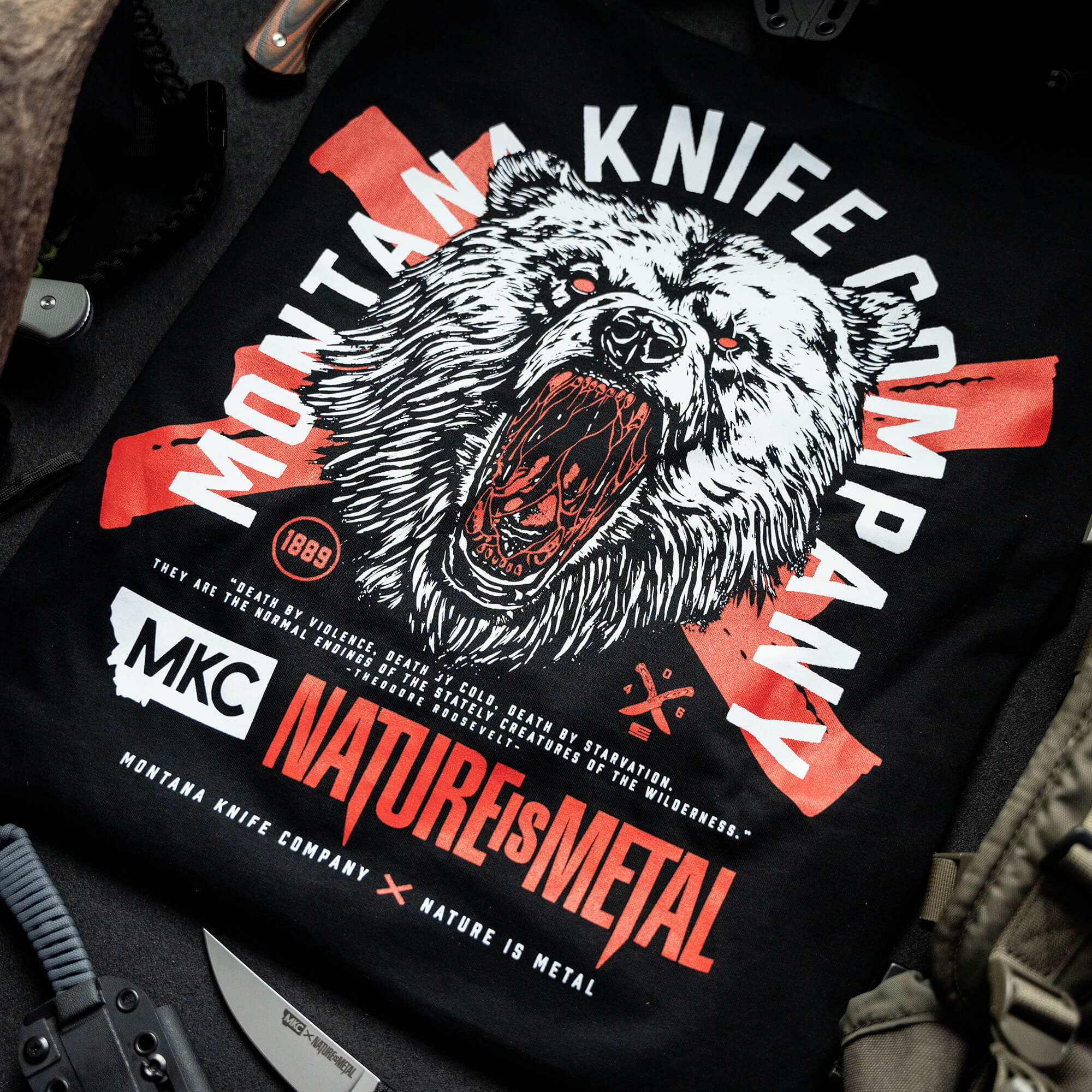 MKC X NATURE IS METAL - LONG SLEEVE TEE