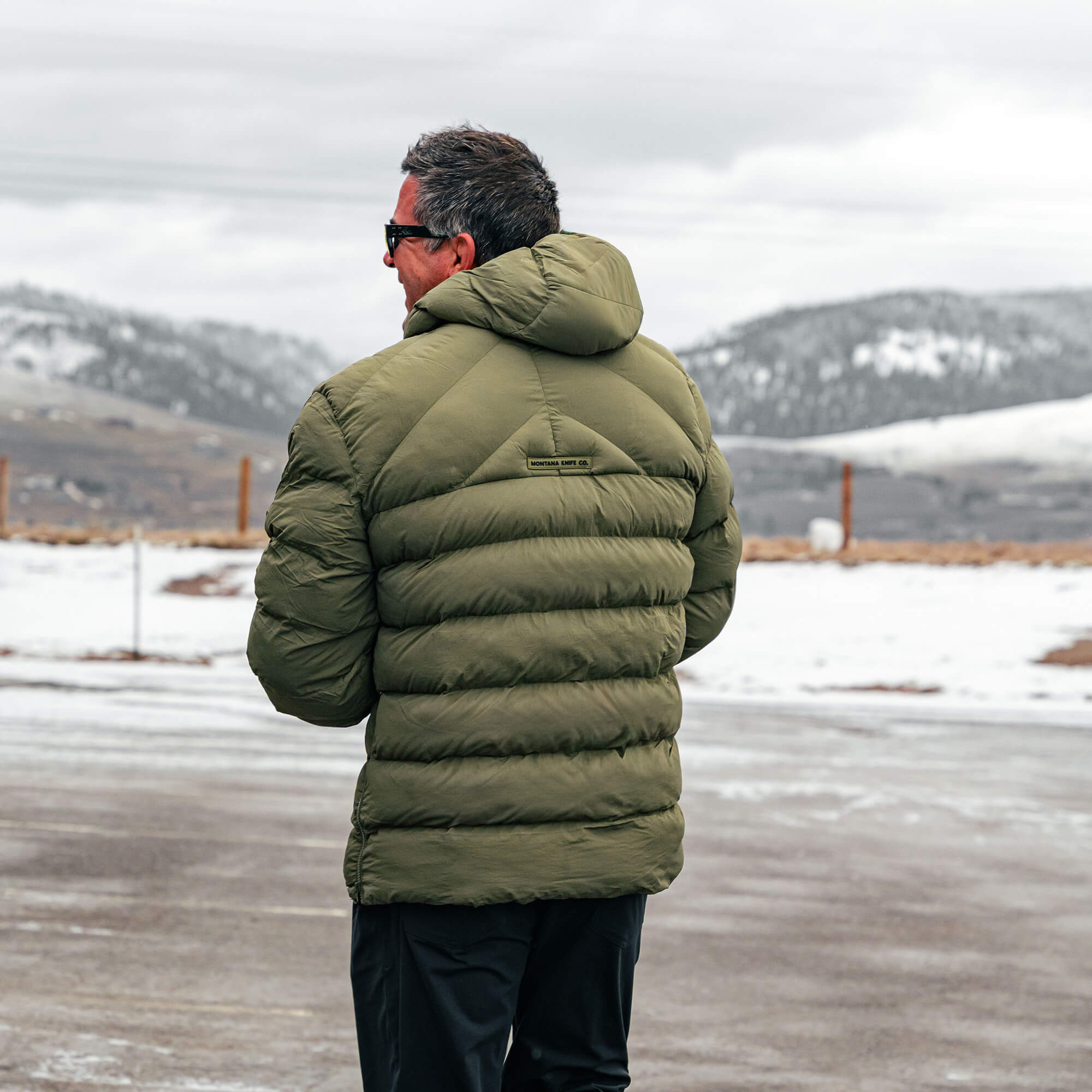 OBERLIN PULLOVER PUFFY JACKET - OLIVE