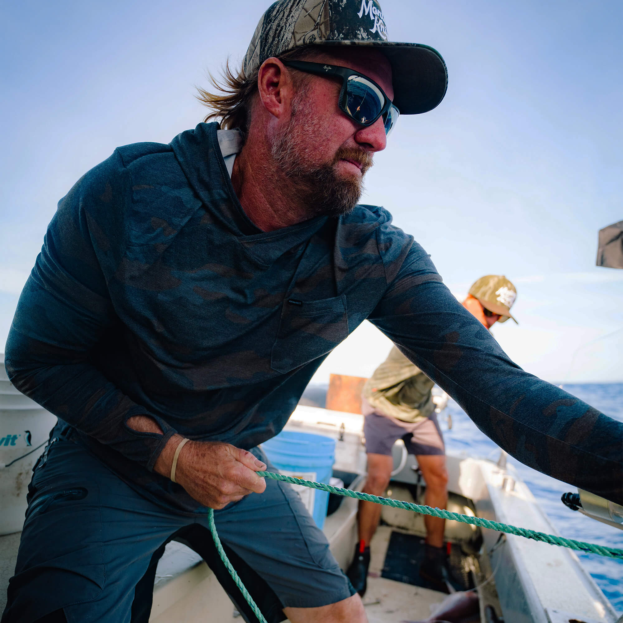 RIMROCK LIGHTWEIGHT HOODIE - DARK WOODLAND CAMO