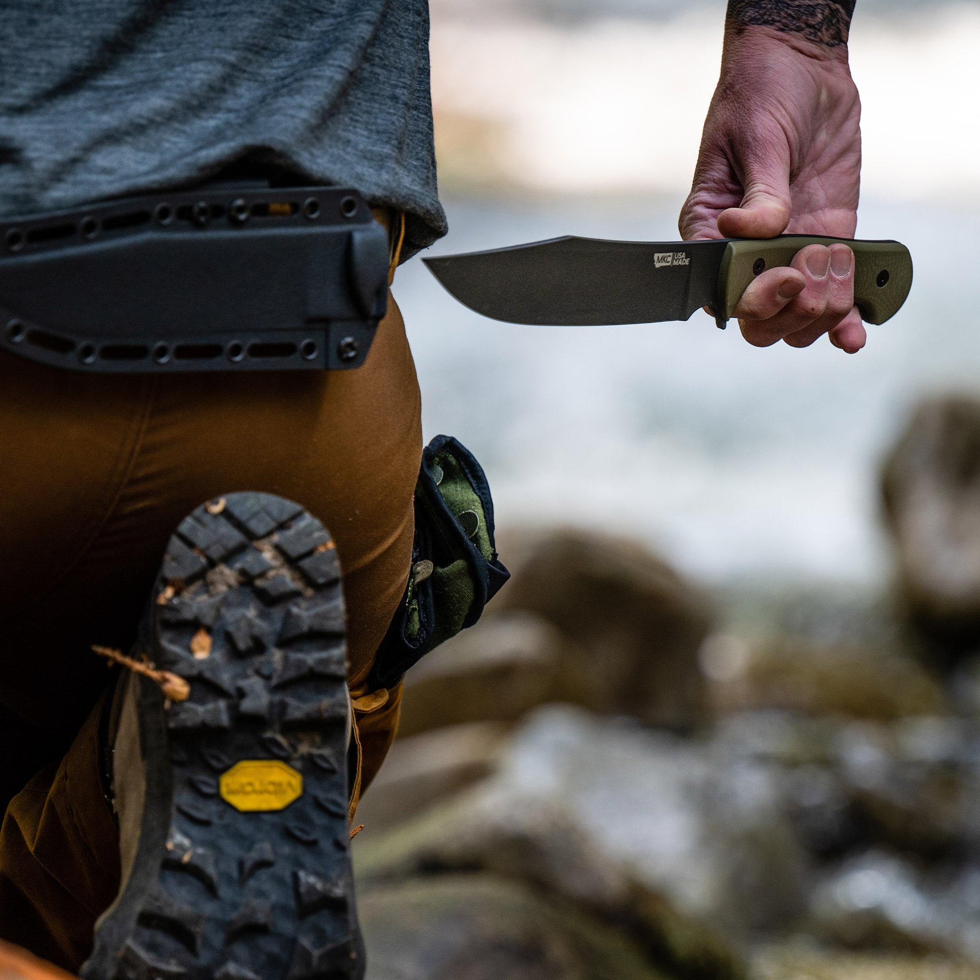 THE MARSHALL BUSHCRAFT KNIFE - OLIVE