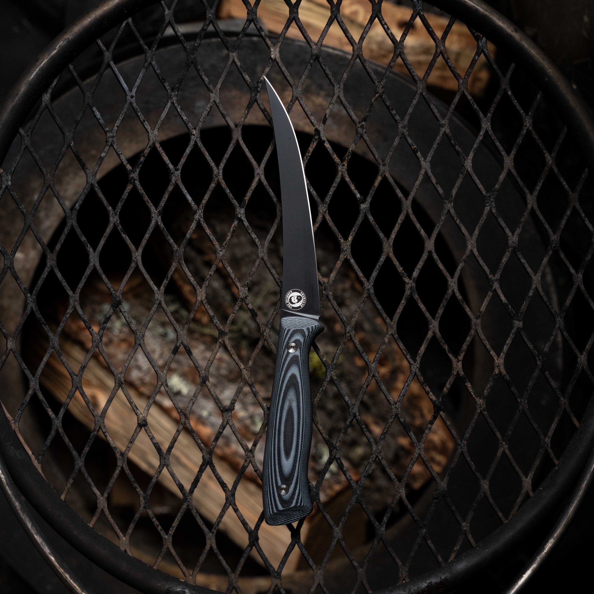 BONING BUTCHER KNIFE - BEARDED BUTCHERS EDITION - GREY/BLACK