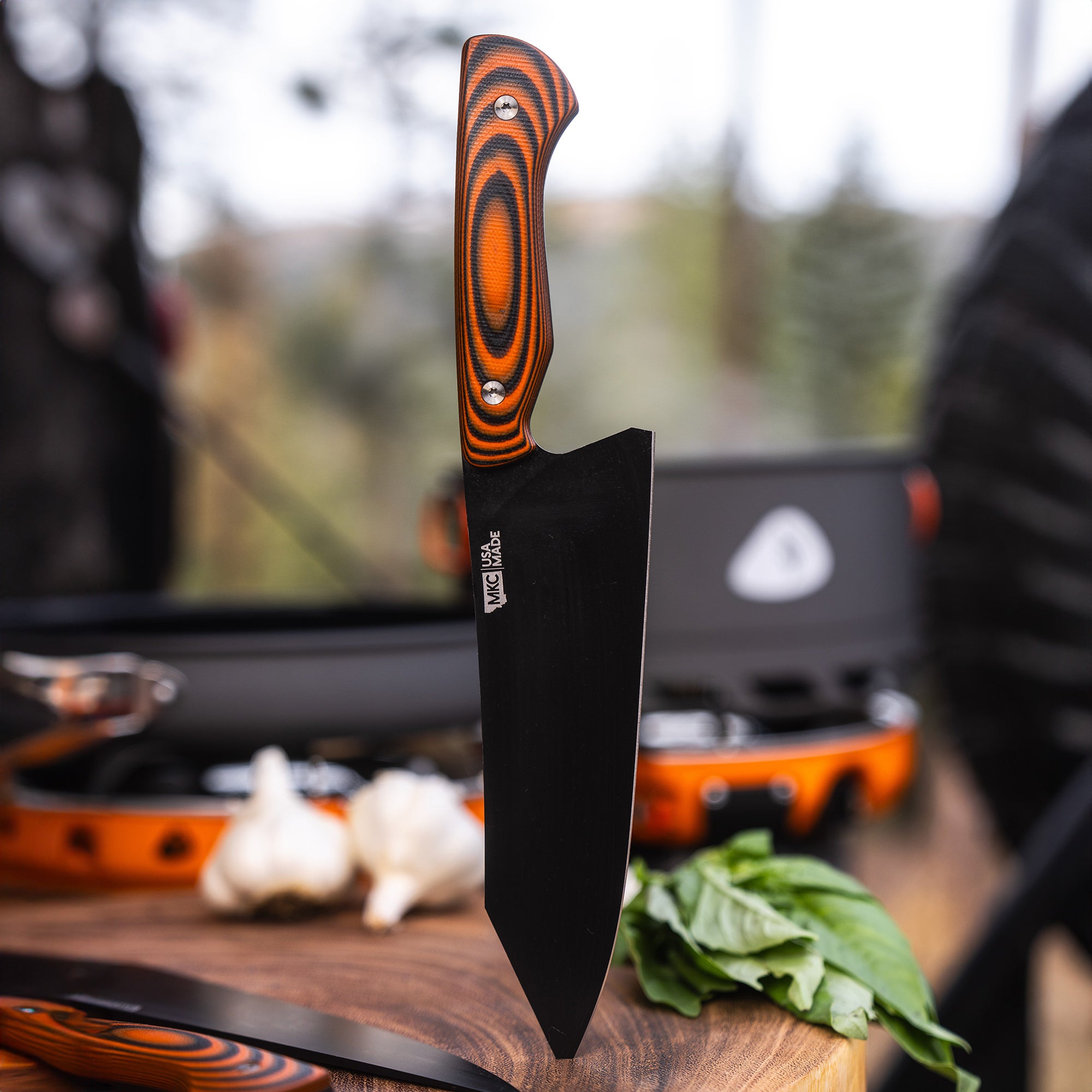 SMITH RIVER SANTOKU - ORANGE & BLACK