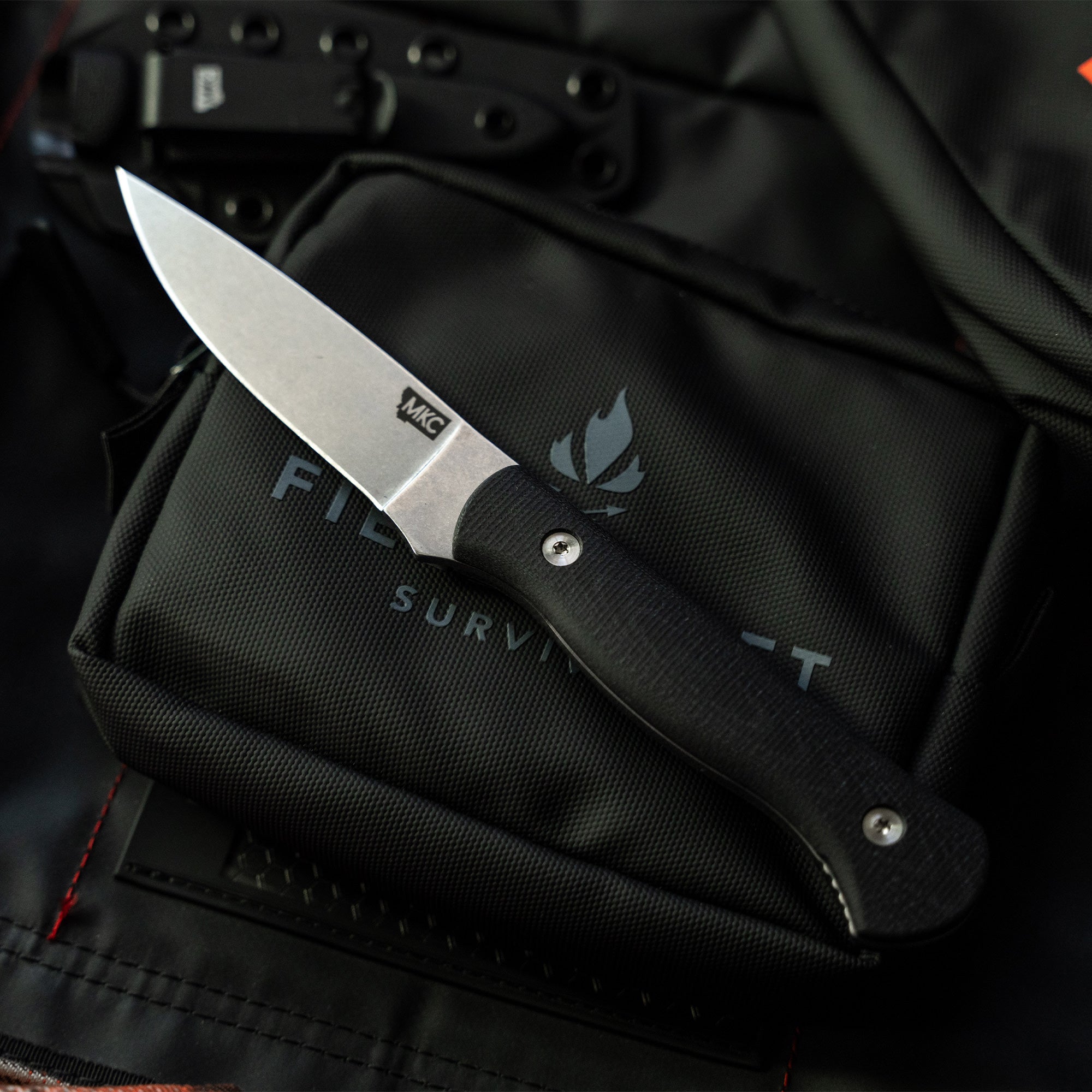 FIELDCRAFT SURVIVAL KNIFE - BLACK