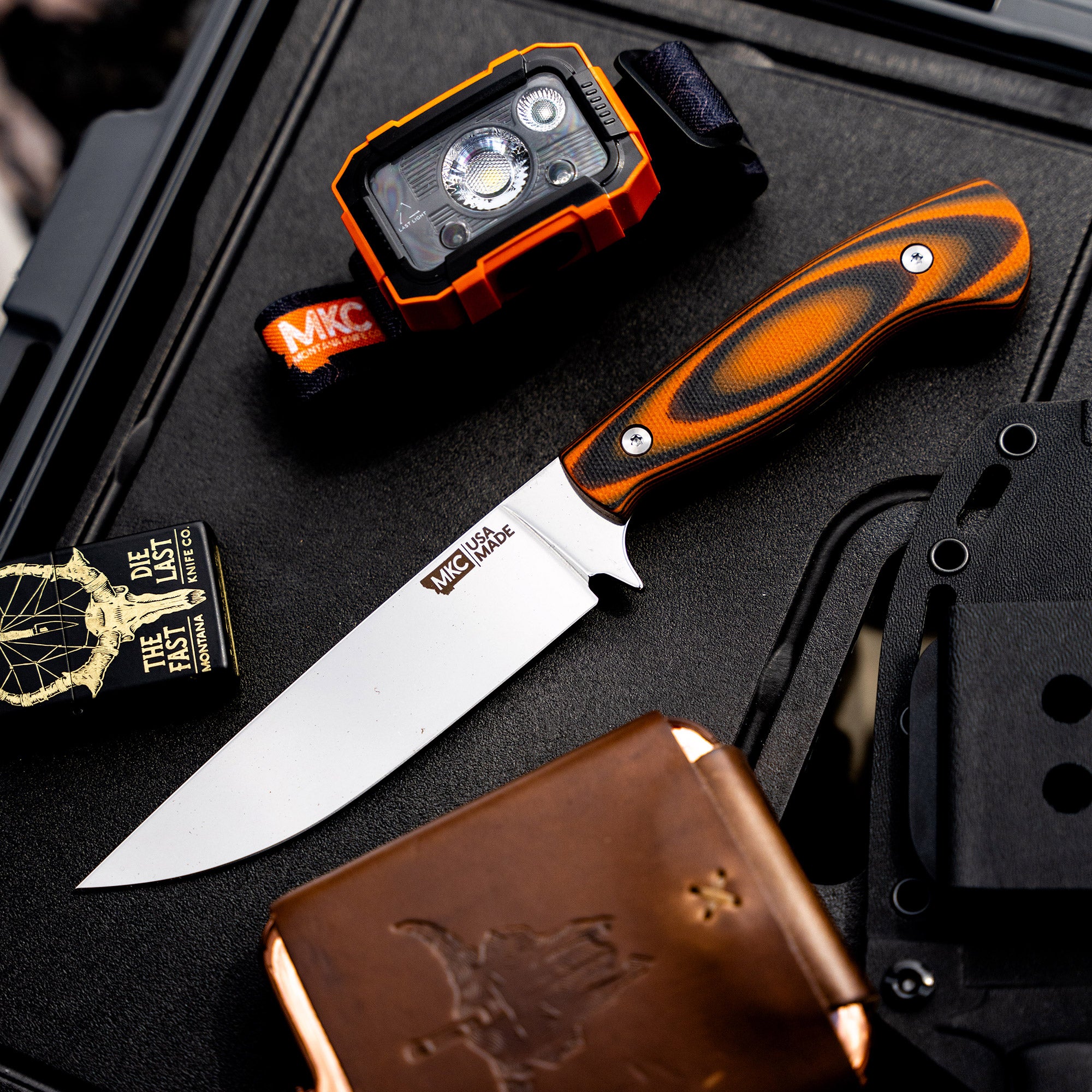 MAGNACUT SUPER CUB - DROP POINT HUNTER - ORANGE & BLACK