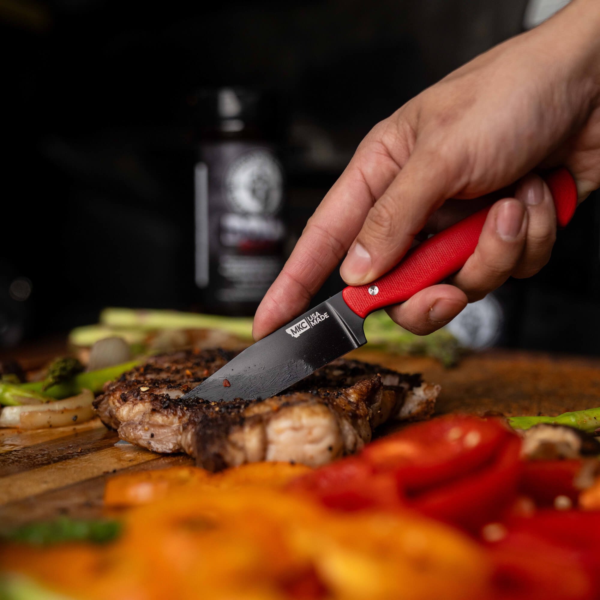 MKC STEAK KNIVES (SET OF 4) - PVD - RED