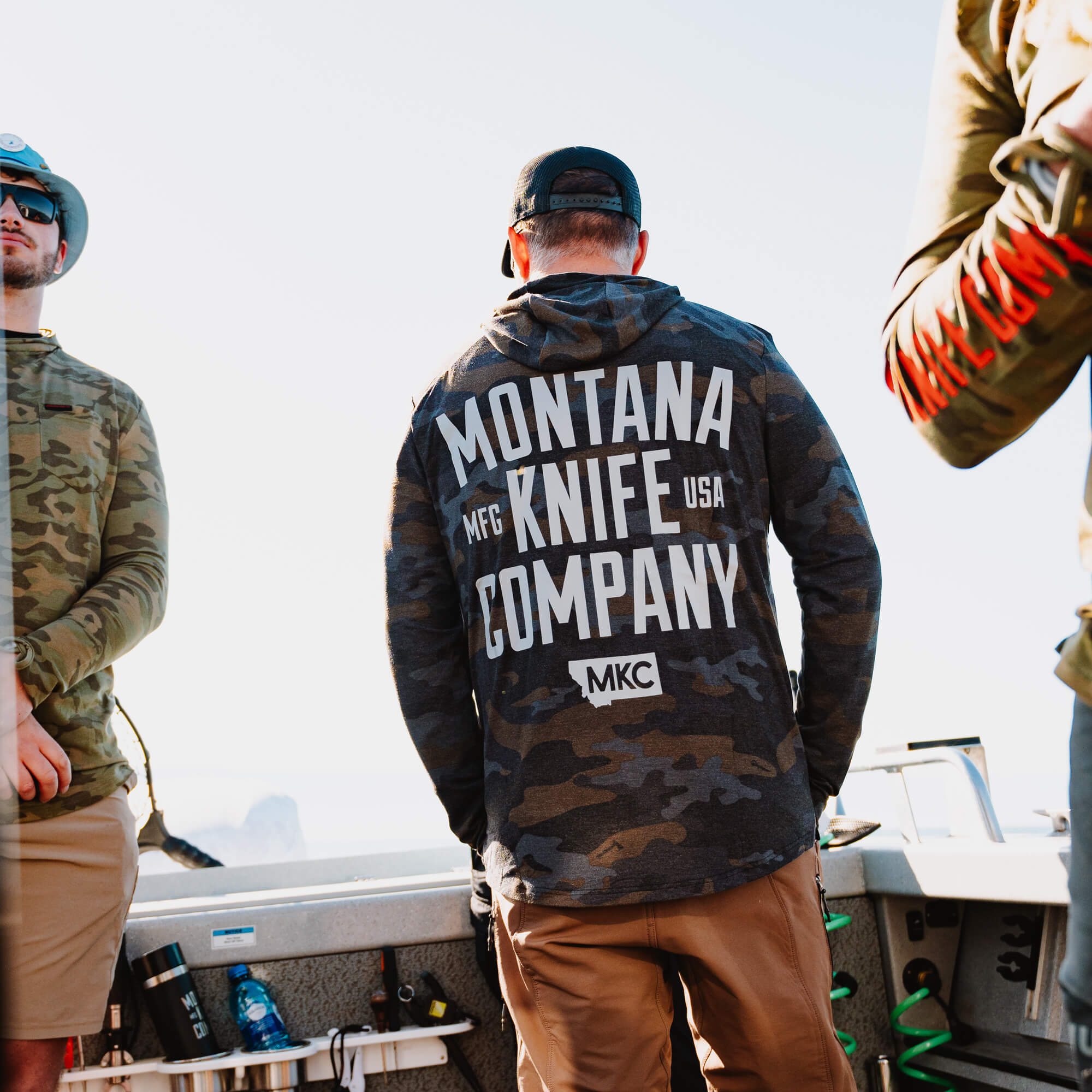 SUN RIVER BAMBOO HOODIE - DARK MKC CAMO