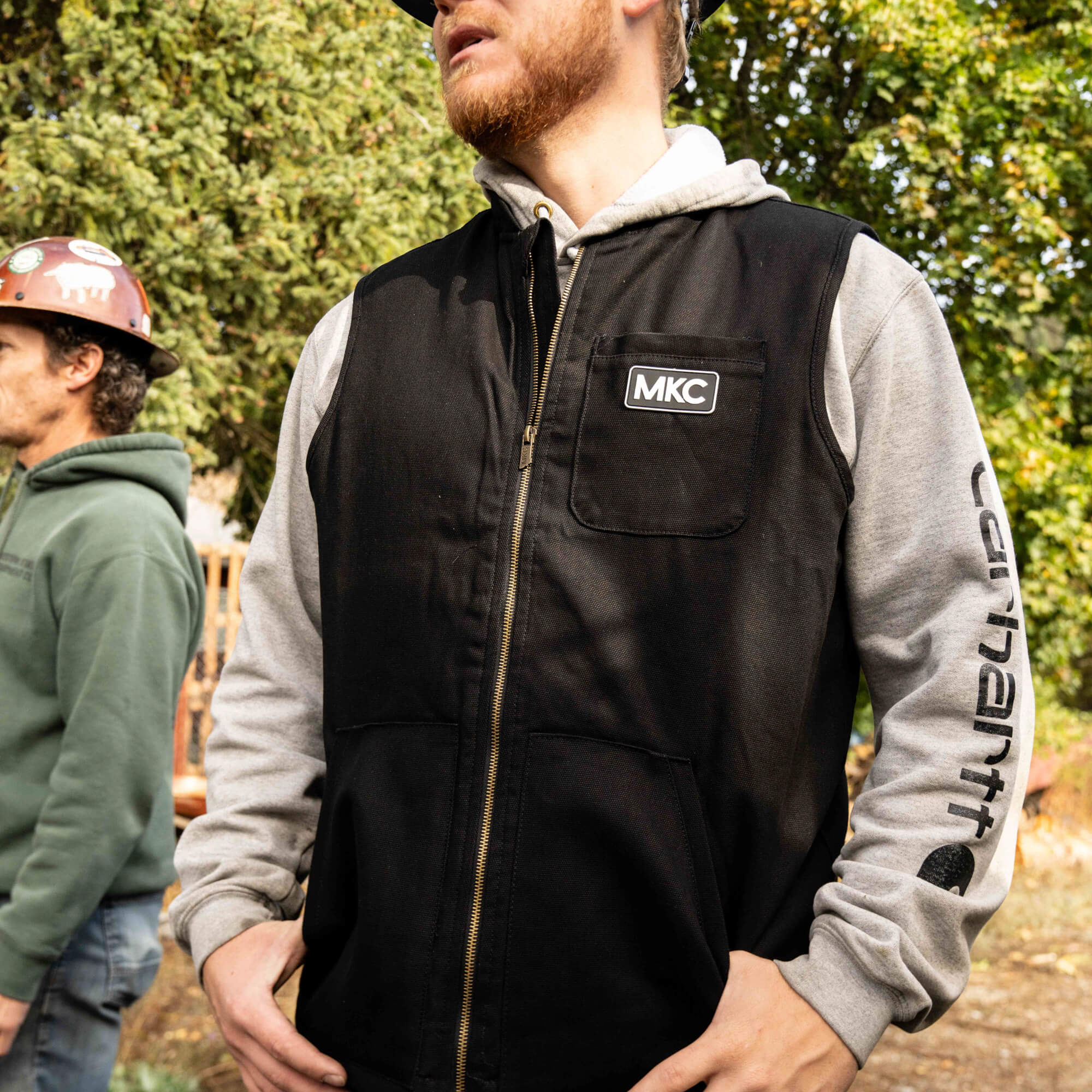 MKC CANVAS WORK VEST - BLACK