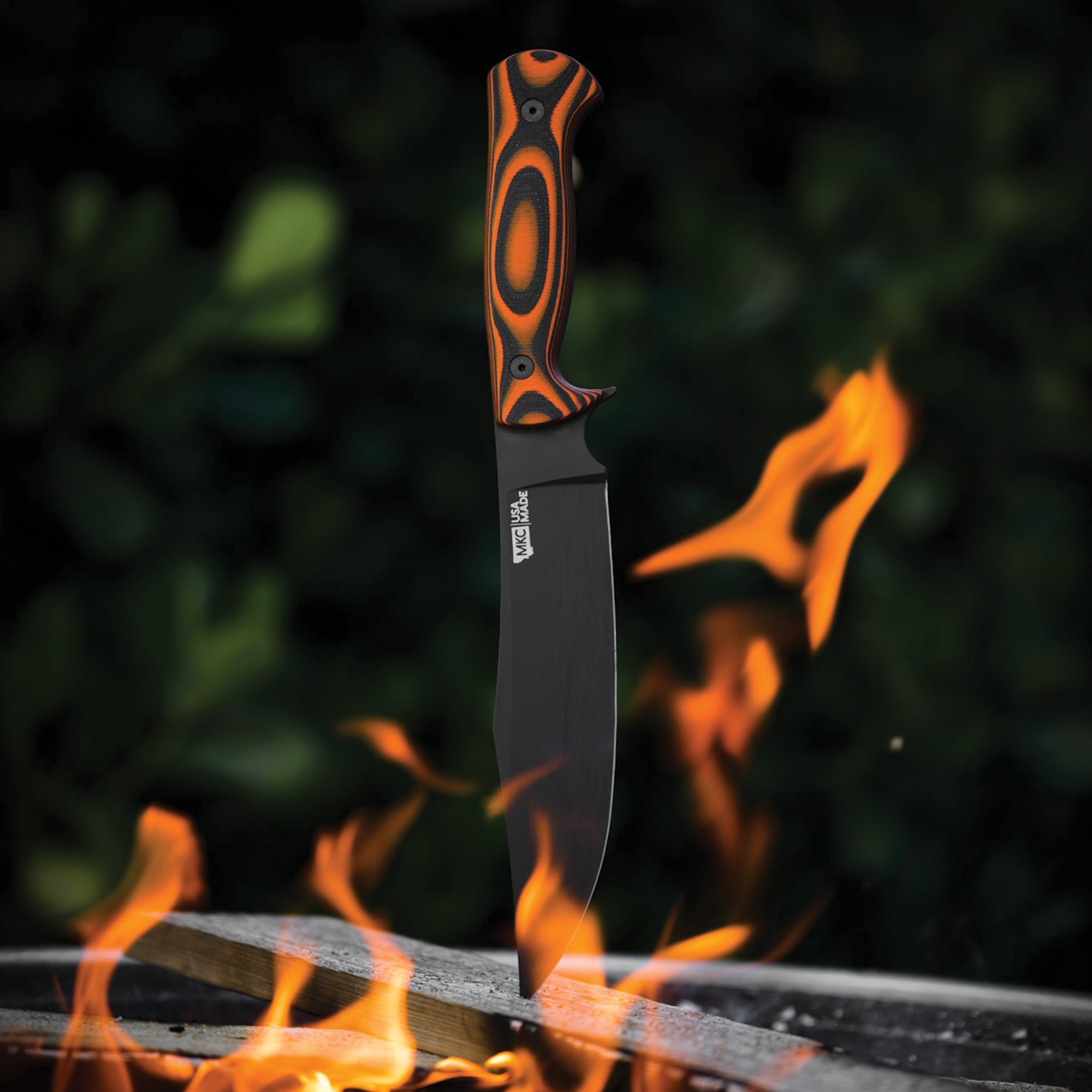 THE MARSHALL BUSHCRAFT KNIFE - ORANGE & BLACK
