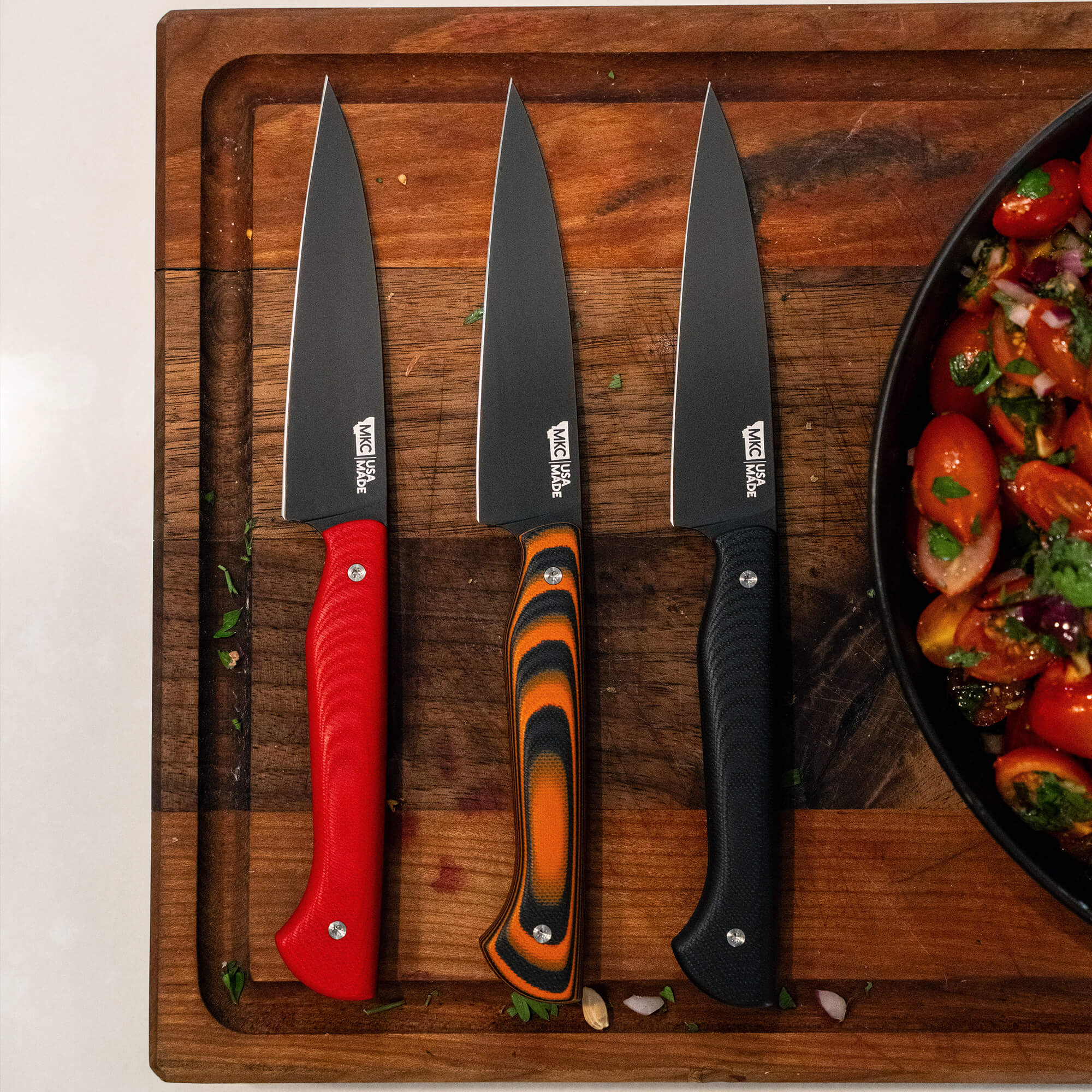 CUTBANK PARING KNIFE - ORANGE/BLACK