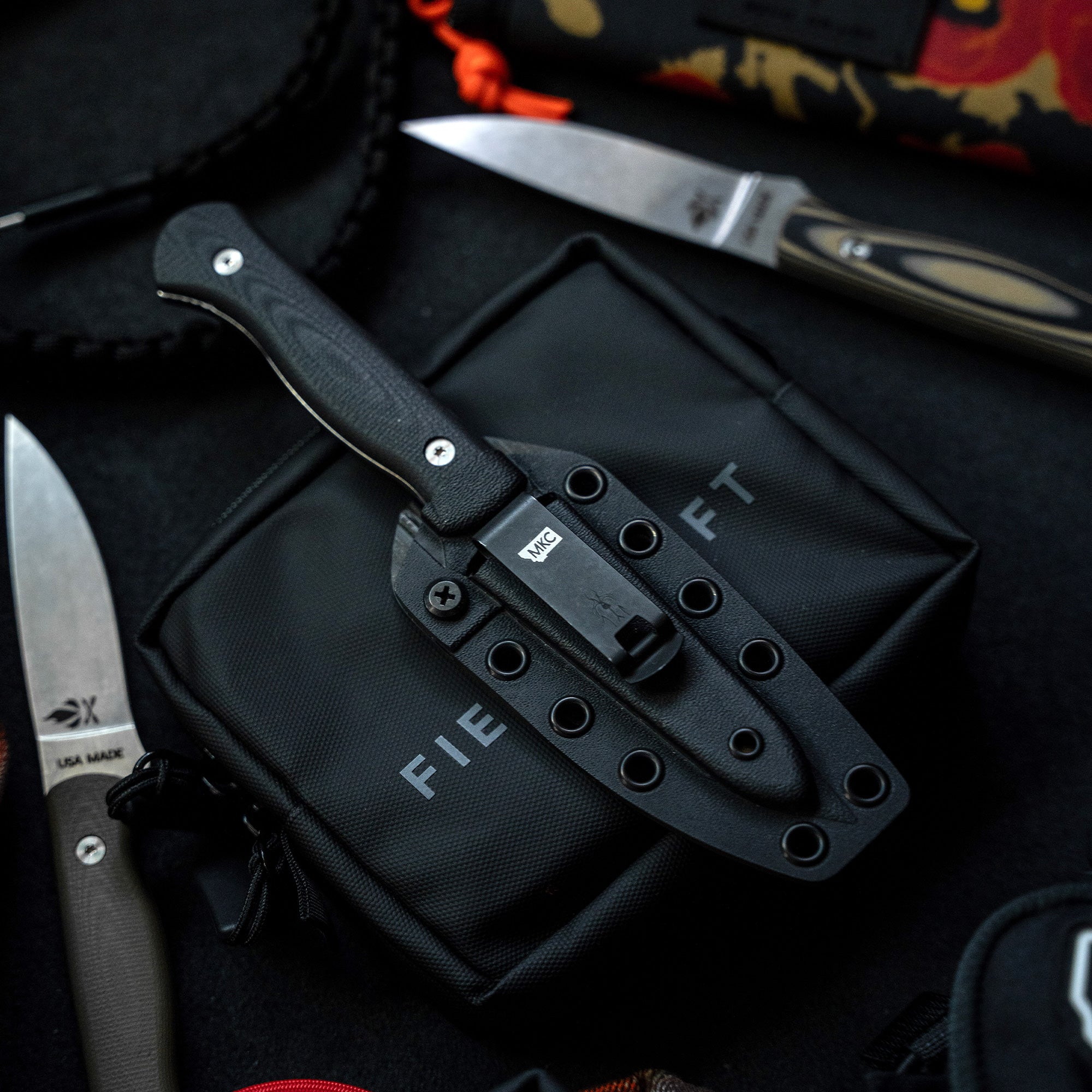 FIELDCRAFT SURVIVAL KNIFE - BLACK