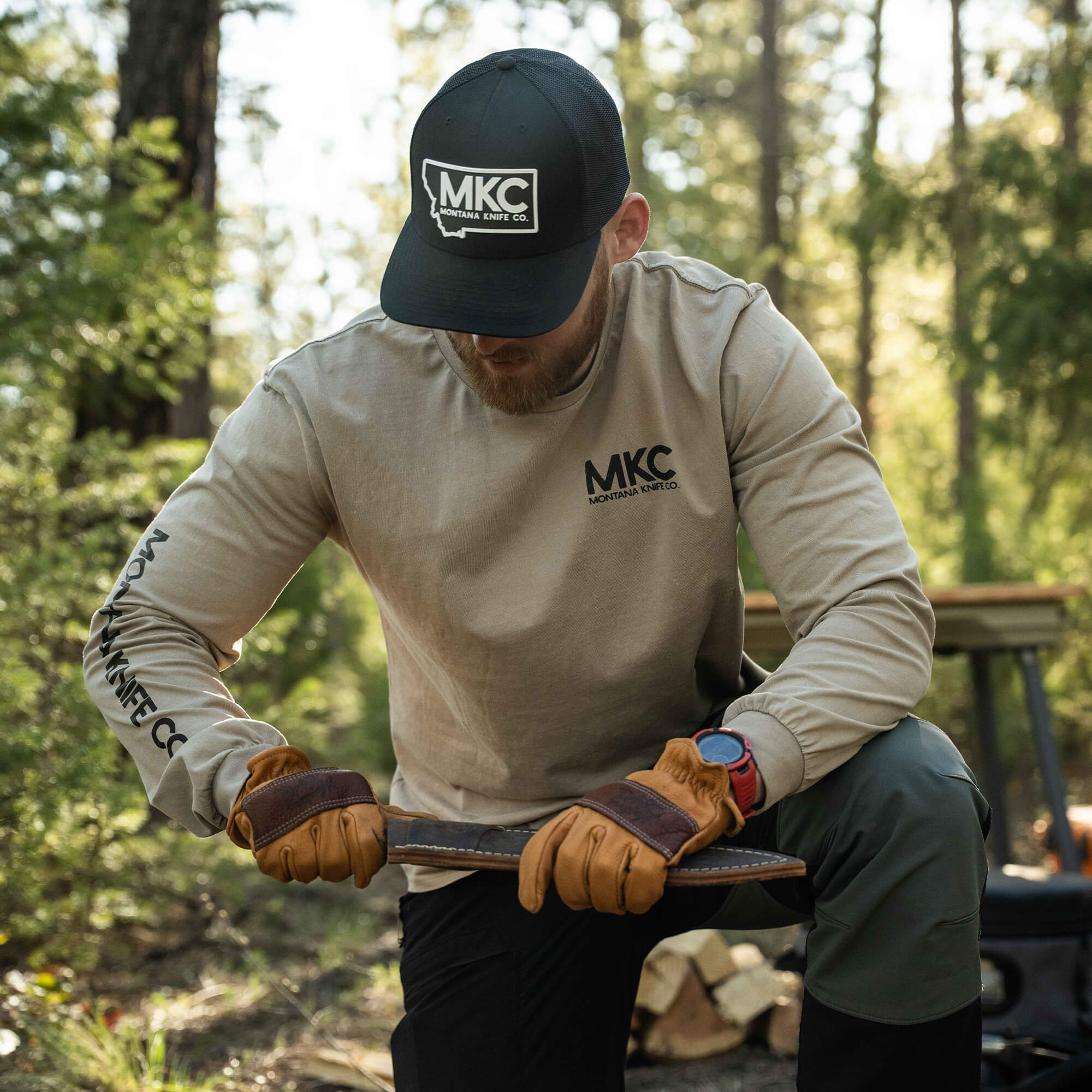 MKC STONEWASH LONG SLEEVE - QUICKSAND