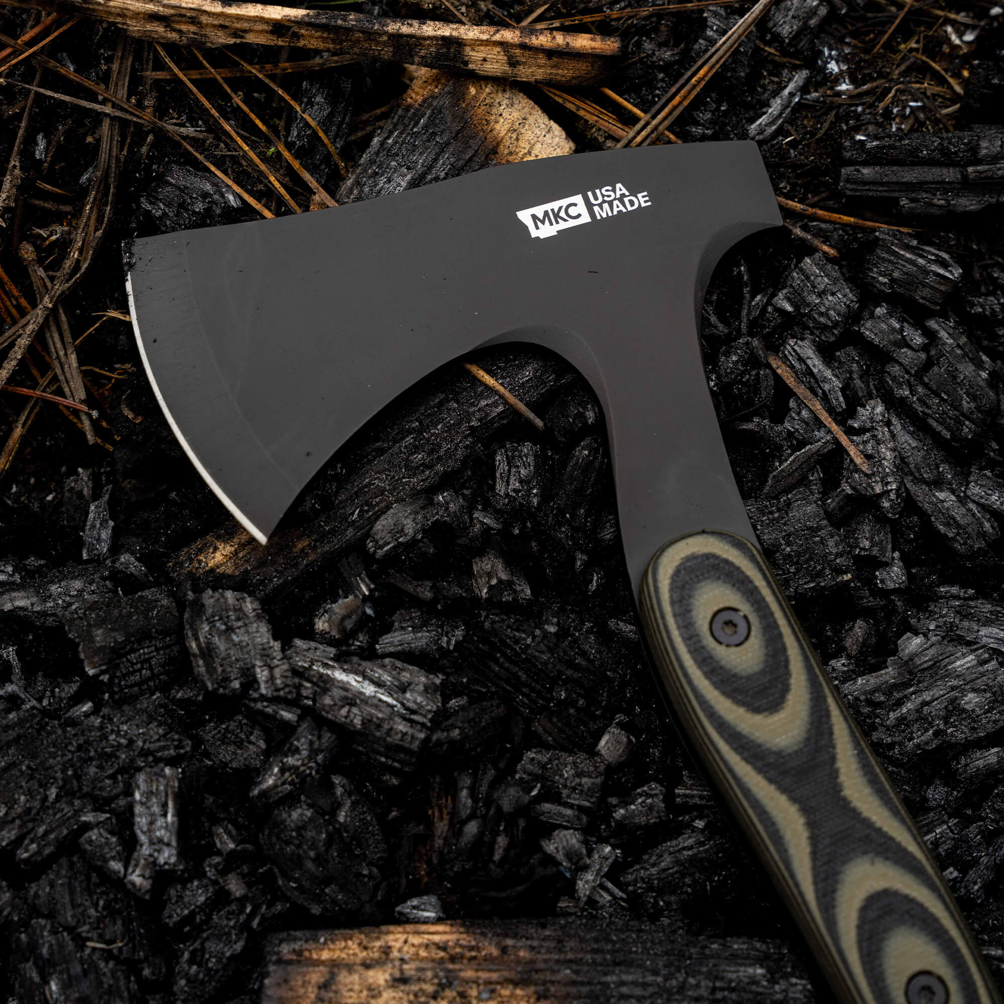 HELLGATE HATCHET - GREEN & BLACK