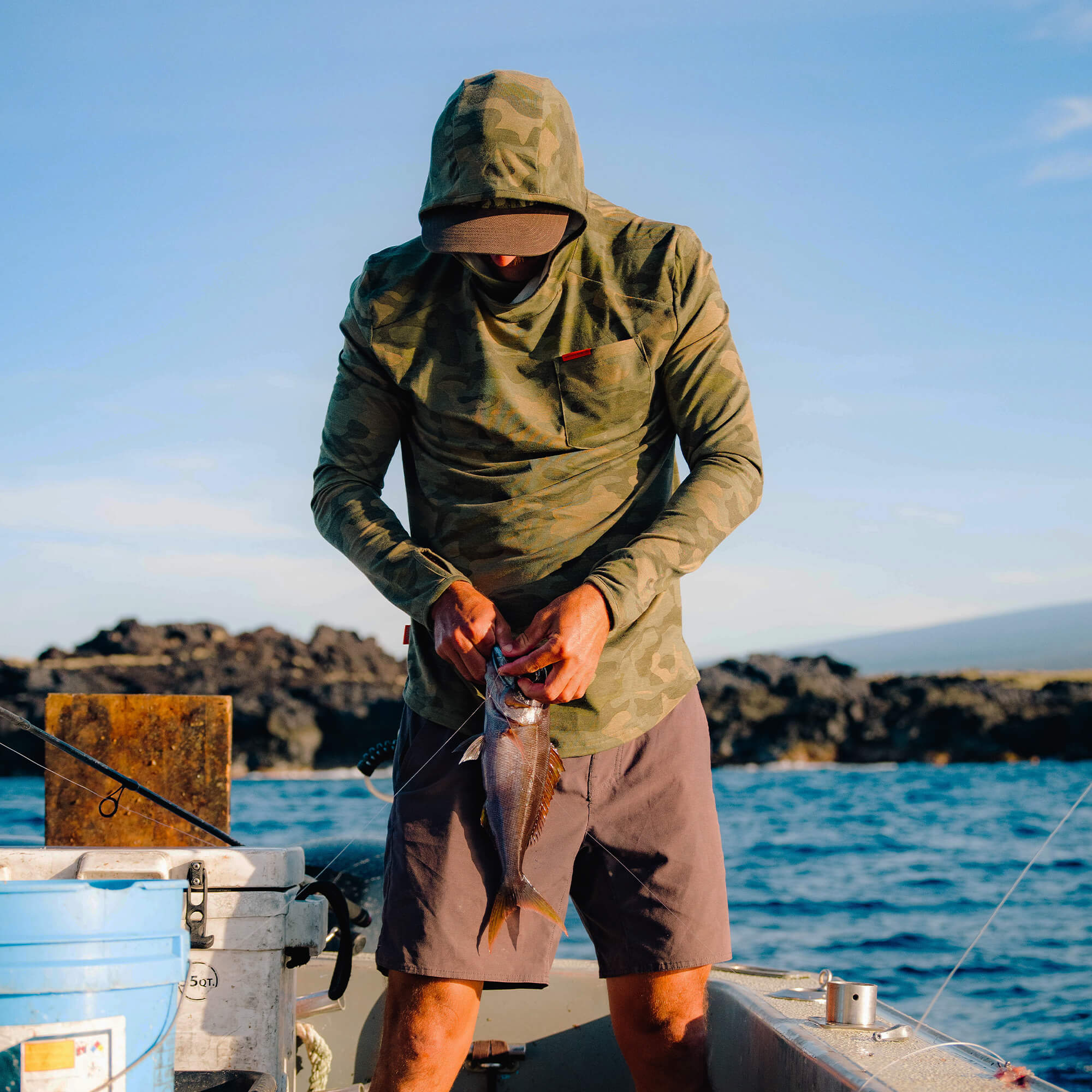 RIMROCK LIGHTWEIGHT HOODIE - VINTAGE WOODLAND CAMO