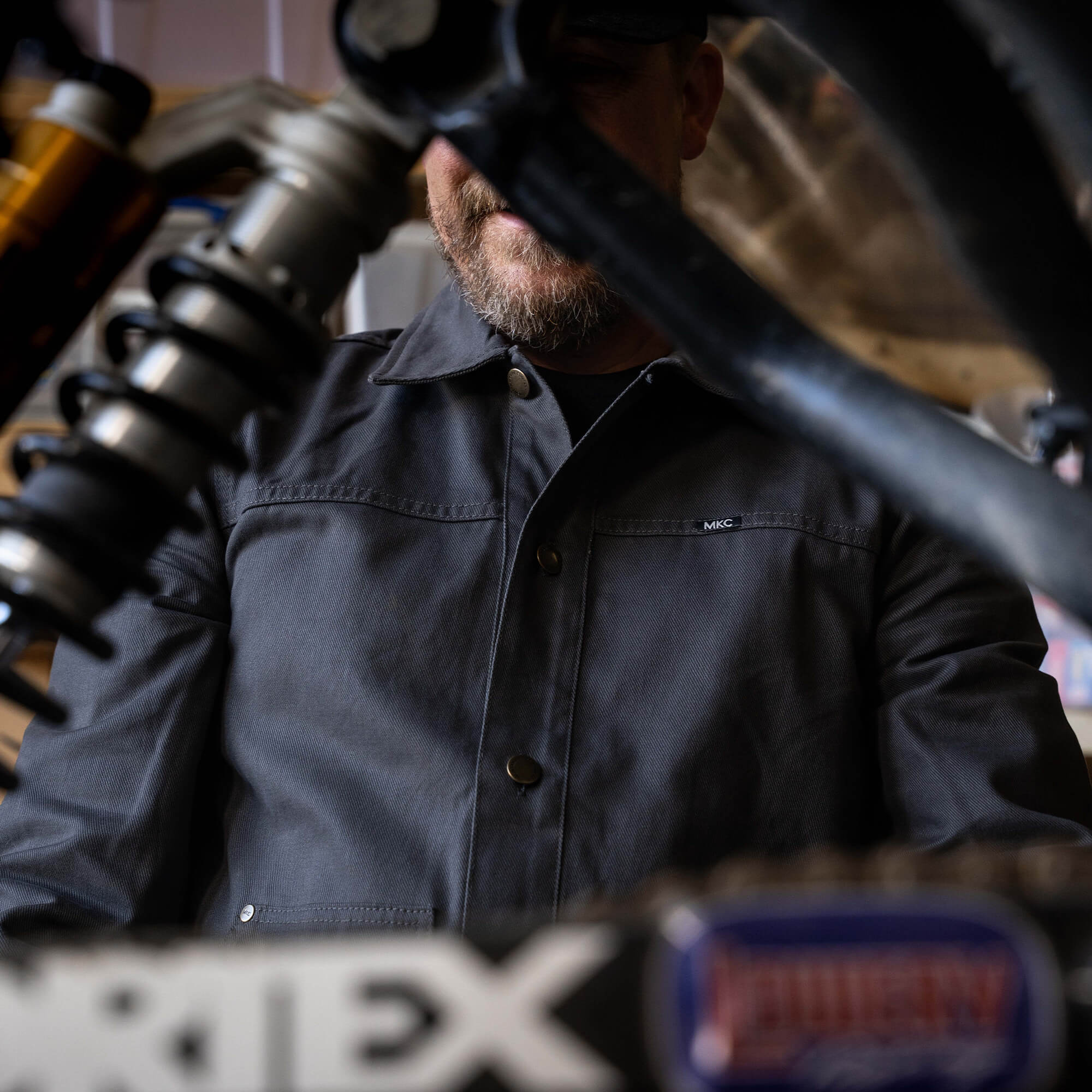 MKC WORK JACKET - CHARCOAL - USA MADE