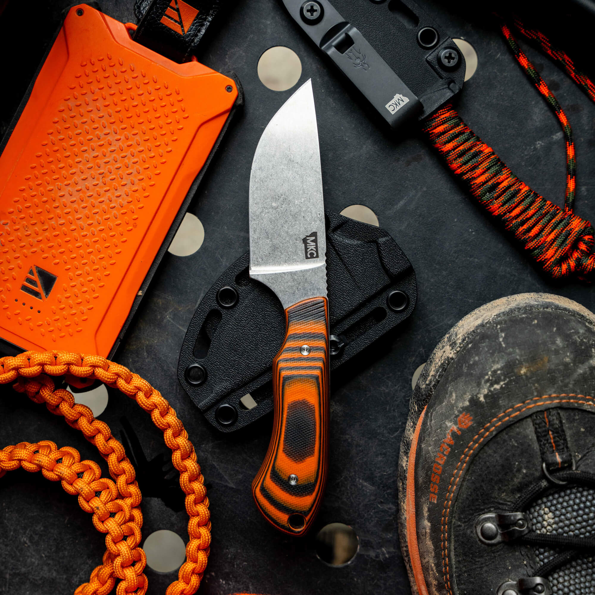 ELKHORN SKINNER - ORANGE & BLACK