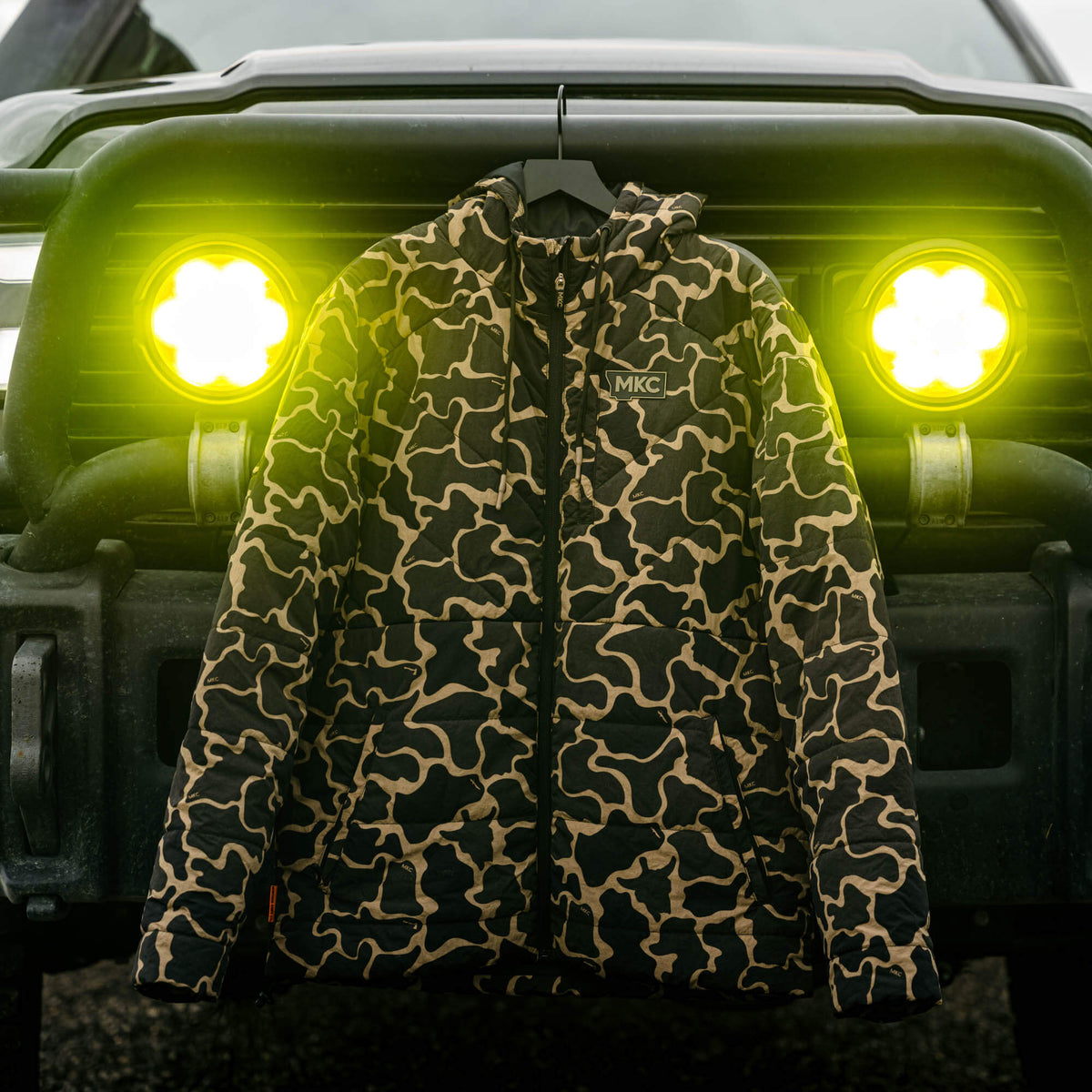 GRINNELL PUFFY ZIP JACKET 2.0 - CAMO