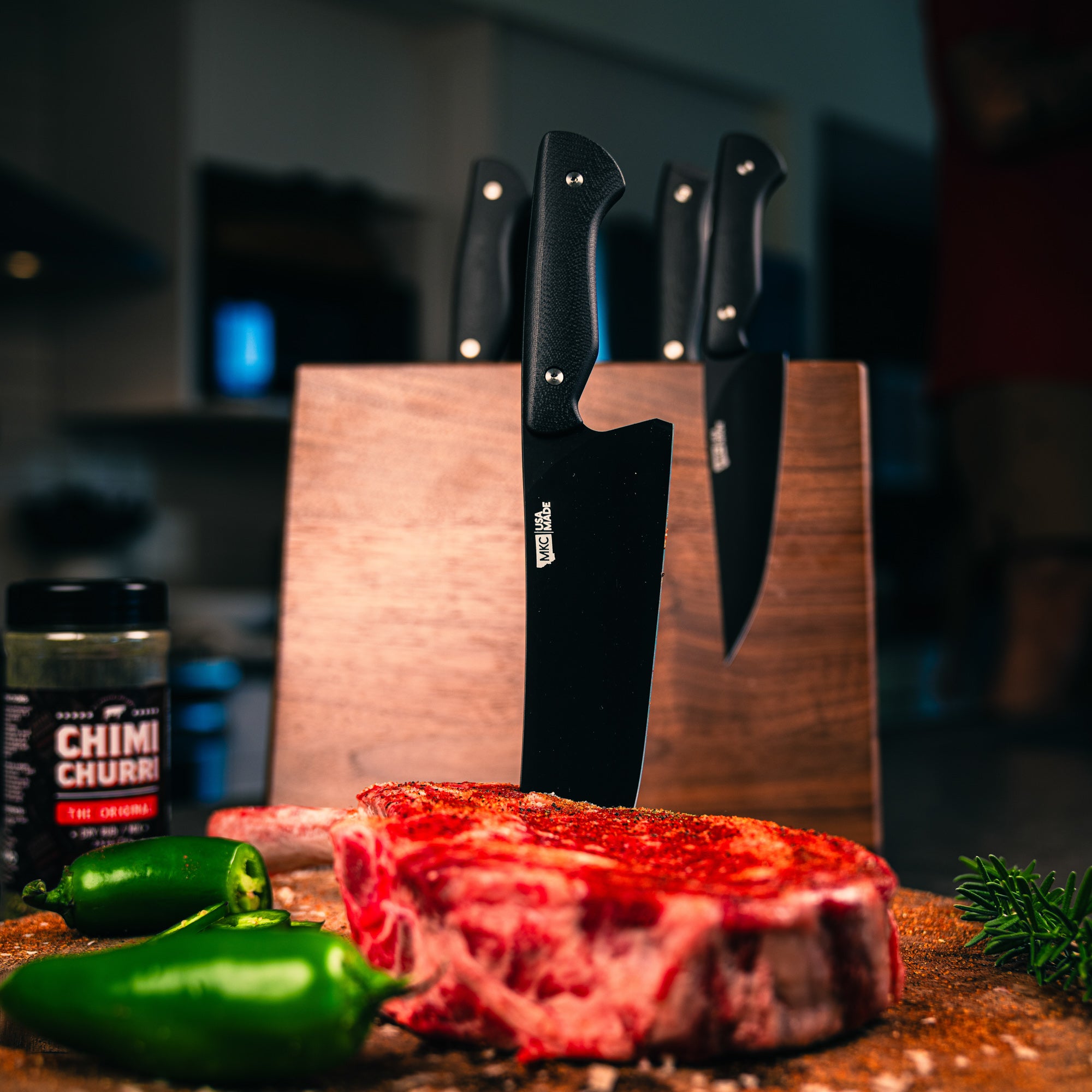 SMITH RIVER SANTOKU - BLACK