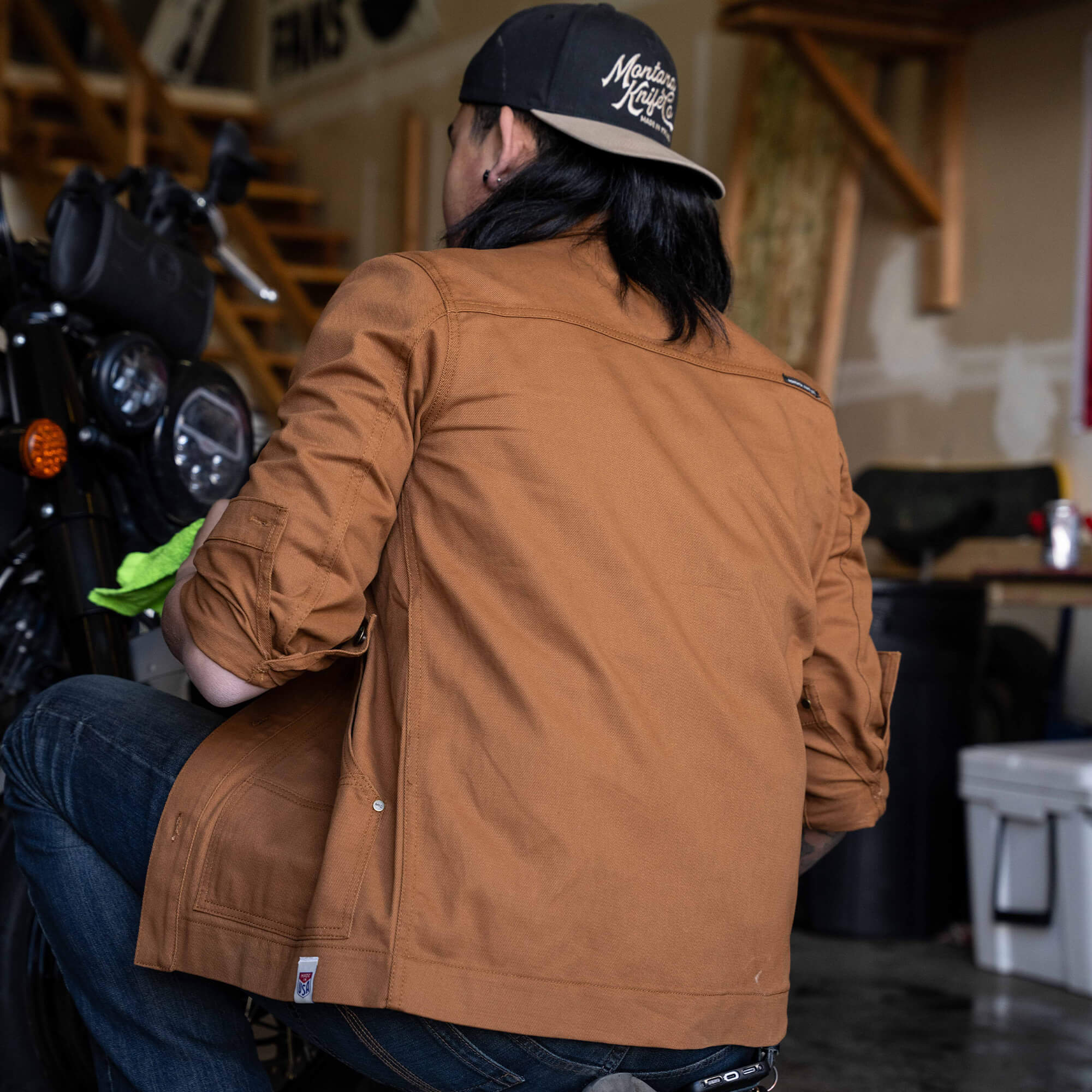 MKC WORK JACKET - USA MADE - RUST