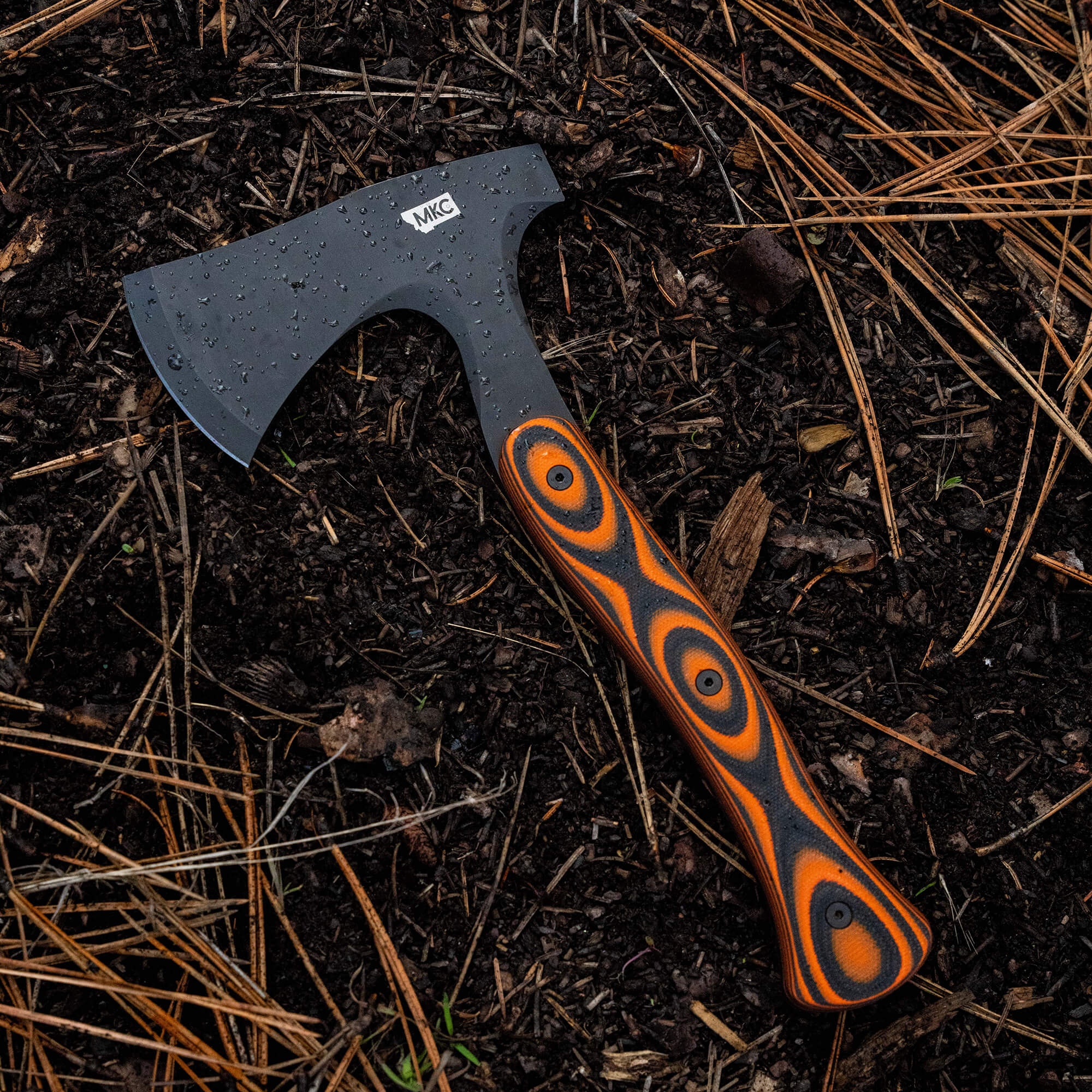 HELLGATE HATCHET - ORANGE & BLACK