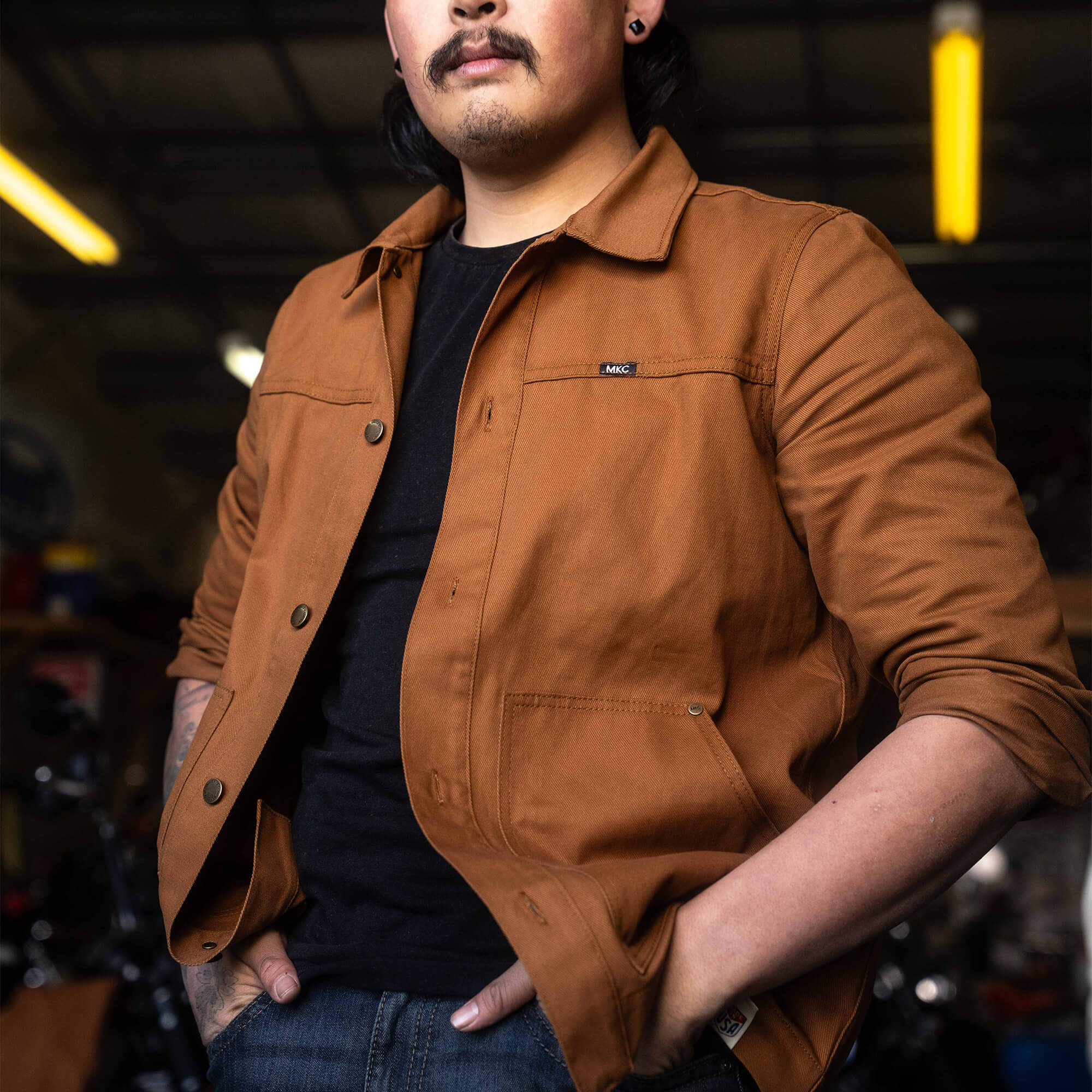 MKC WORK JACKET - USA MADE - RUST