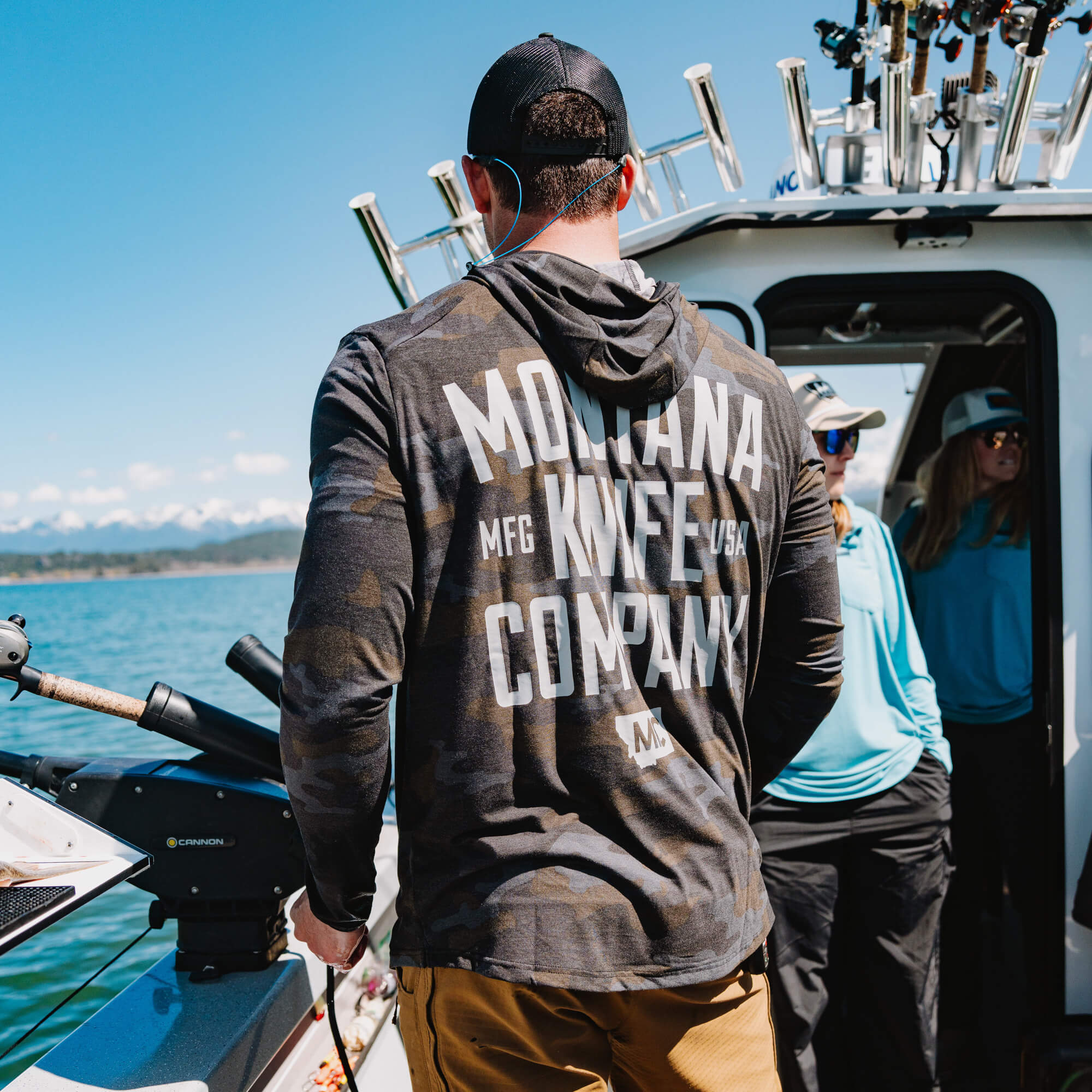 SUN RIVER BAMBOO HOODIE - DARK MKC CAMO