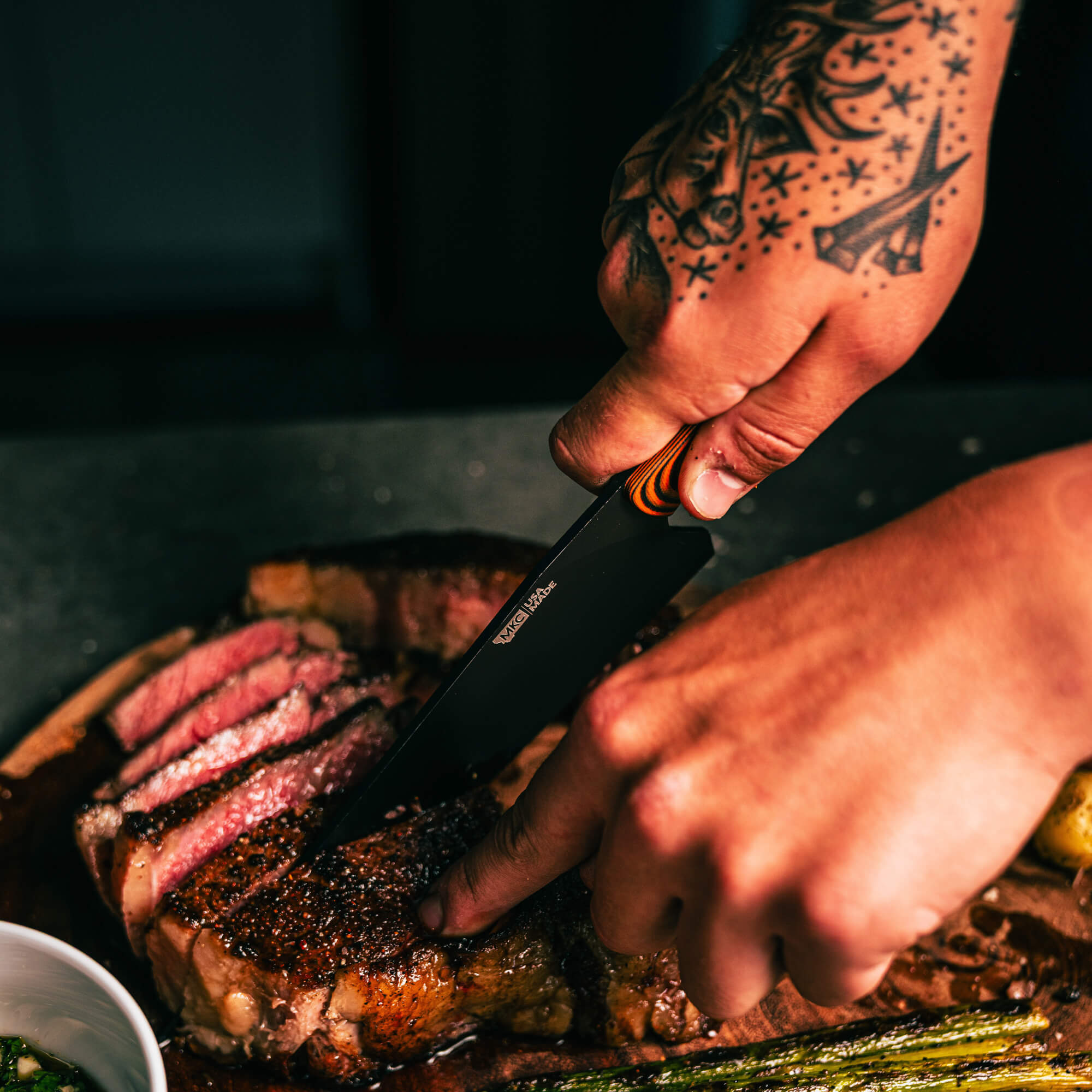 BIGHORN CHEF - ORANGE & BLACK