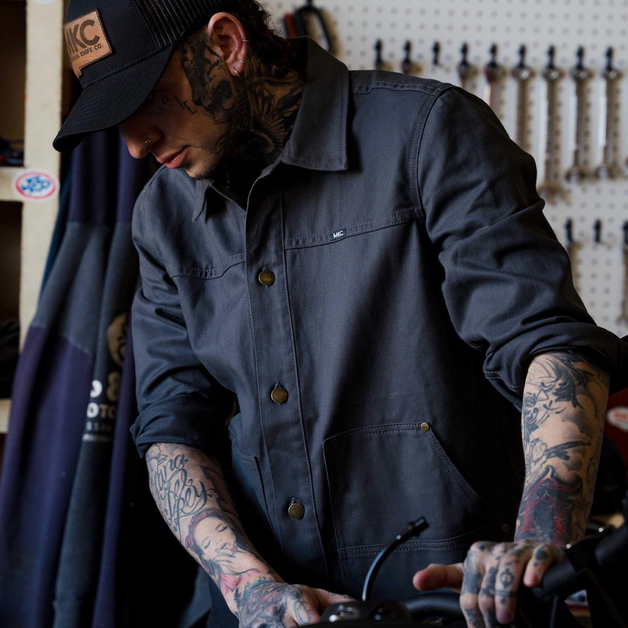 MKC WORK JACKET - CHARCOAL - USA MADE