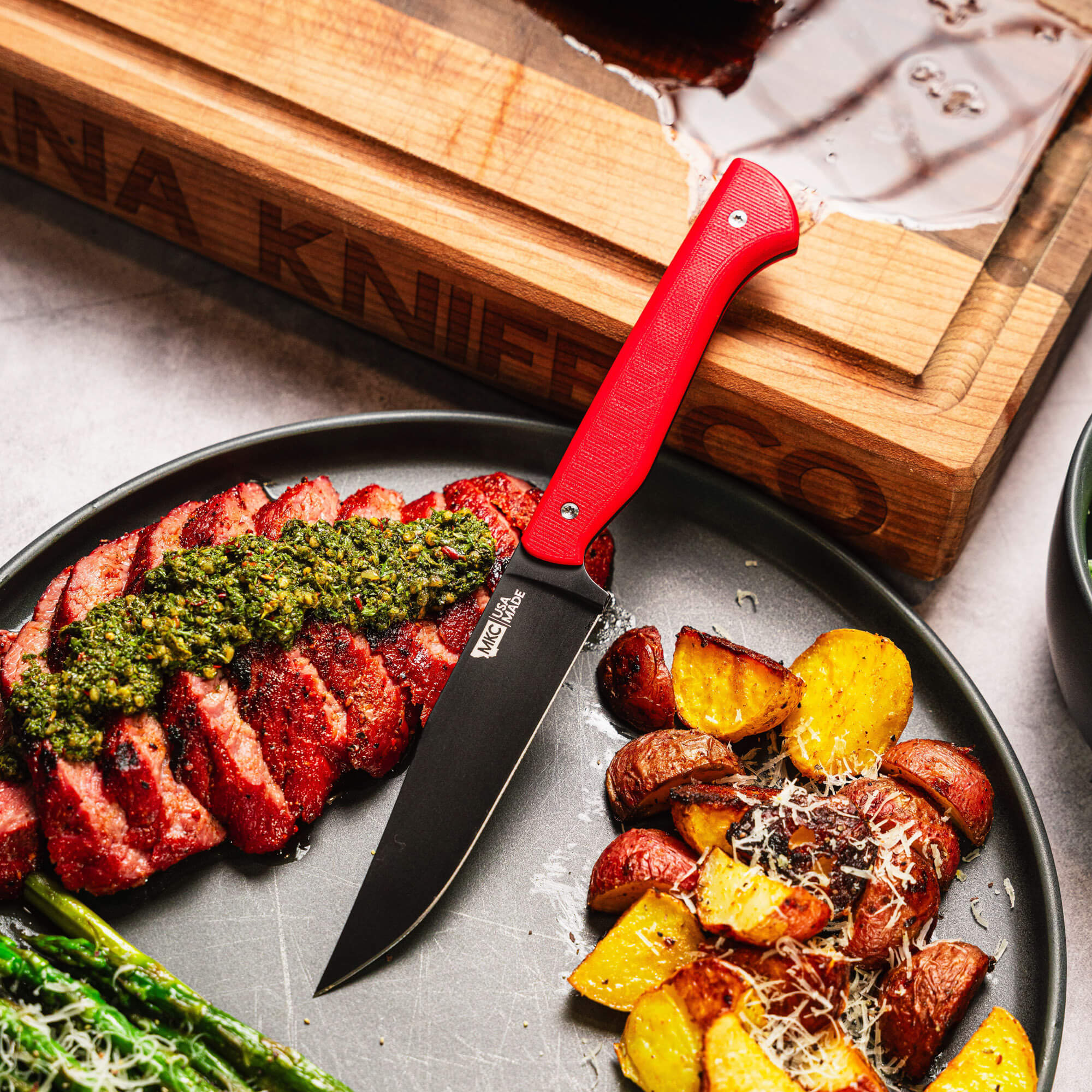 MKC STEAK KNIVES (SET OF 4) - PVD - RED