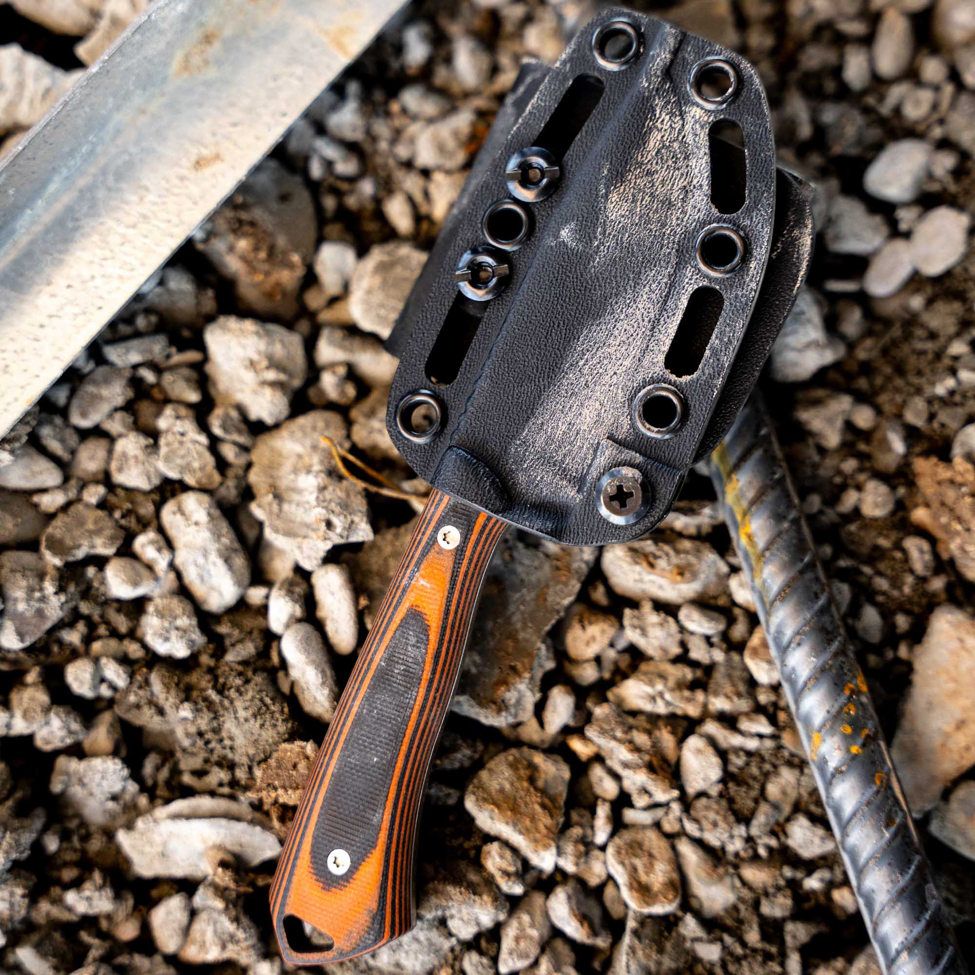 ROCKER - ORANGE & BLACK