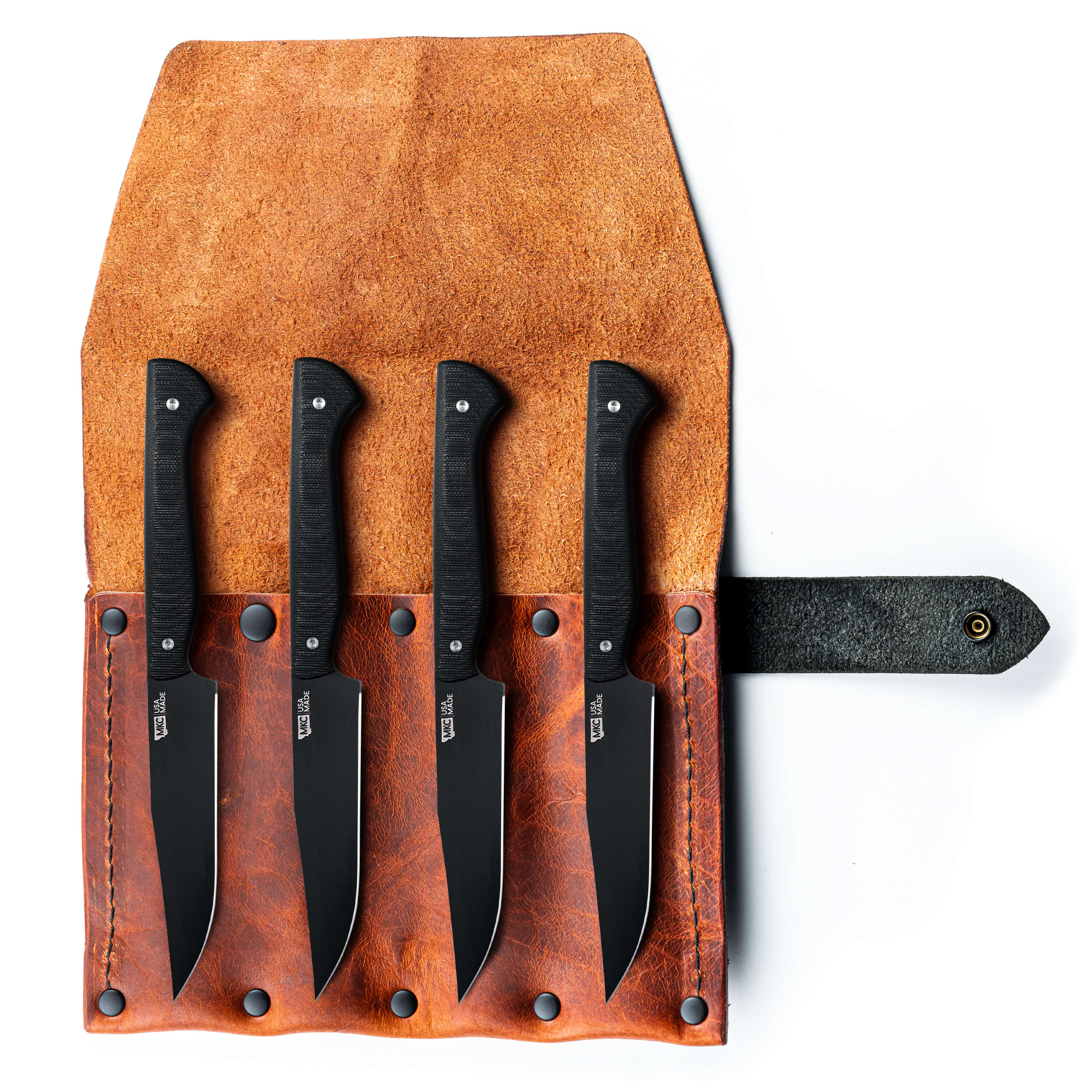 MKC STEAK KNIVES (SET OF 4) - PVD - BLACK