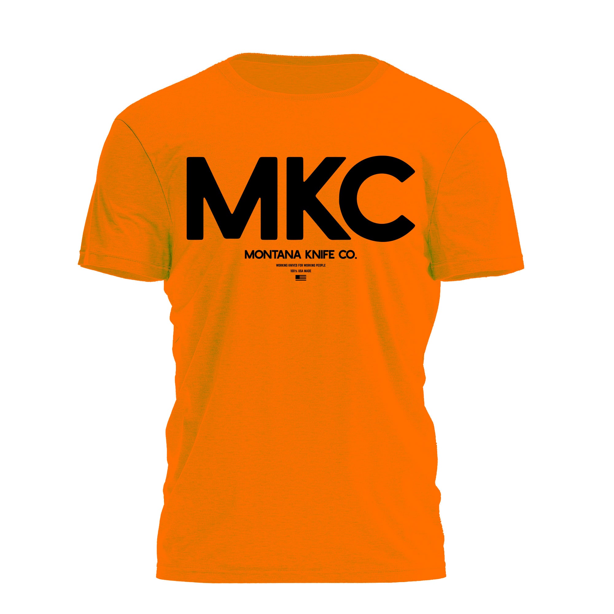 MKC LARGE LOGO TEE - BLAZE ORANGE