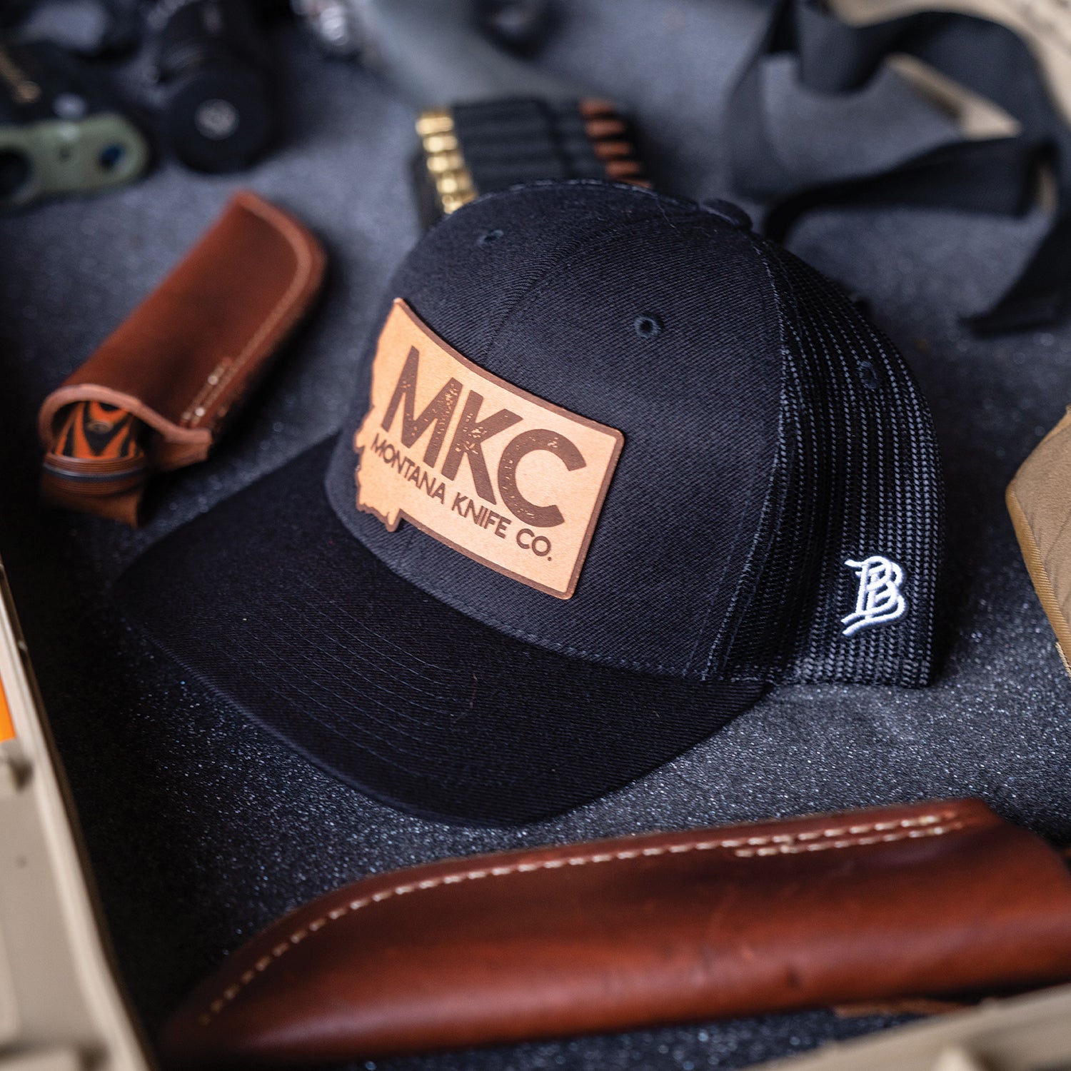 MKC STATE PATCH - BLACK TRUCKER SNAPBACK