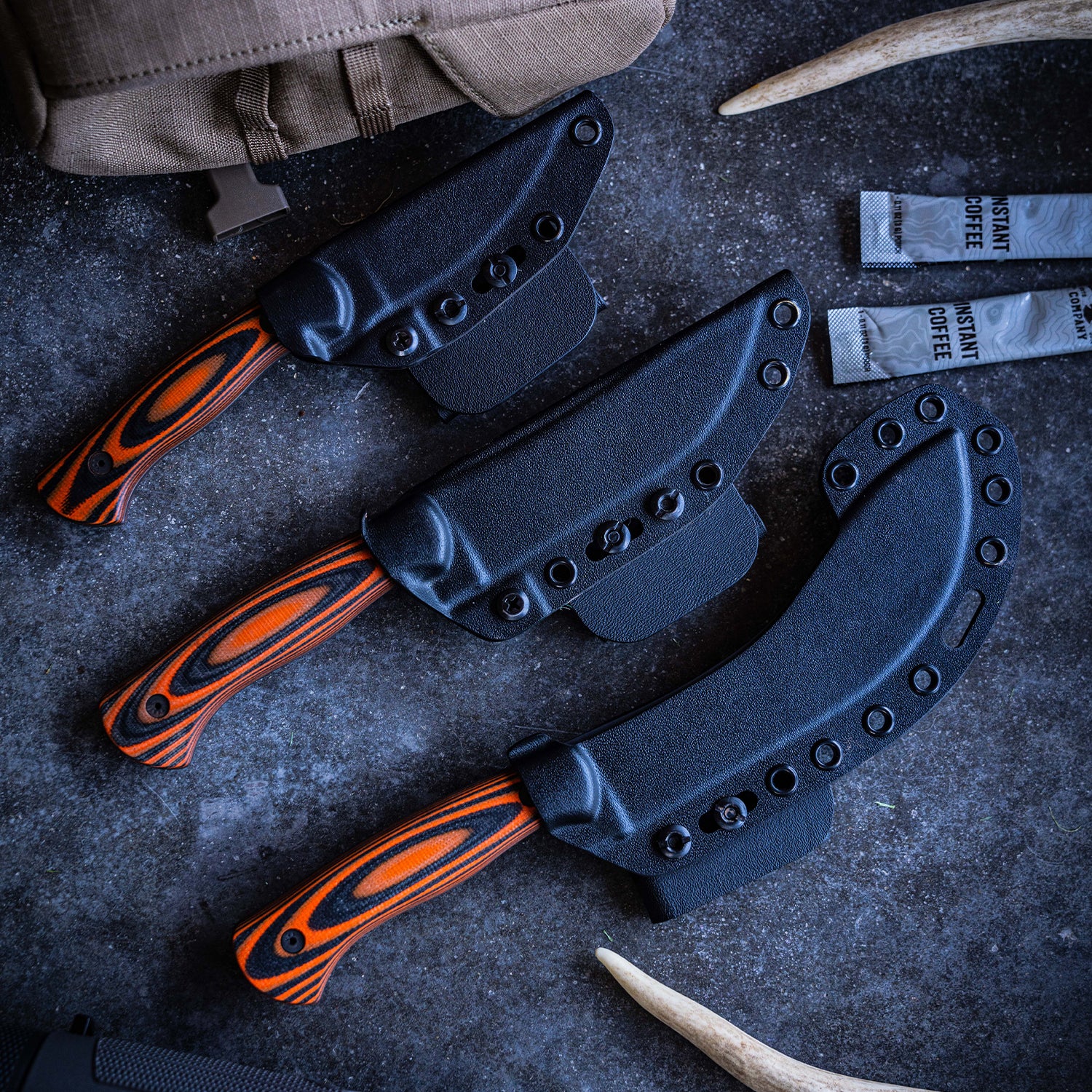 BEARTOOTH - PRO SKINNING BLADE - ORANGE & BLACK