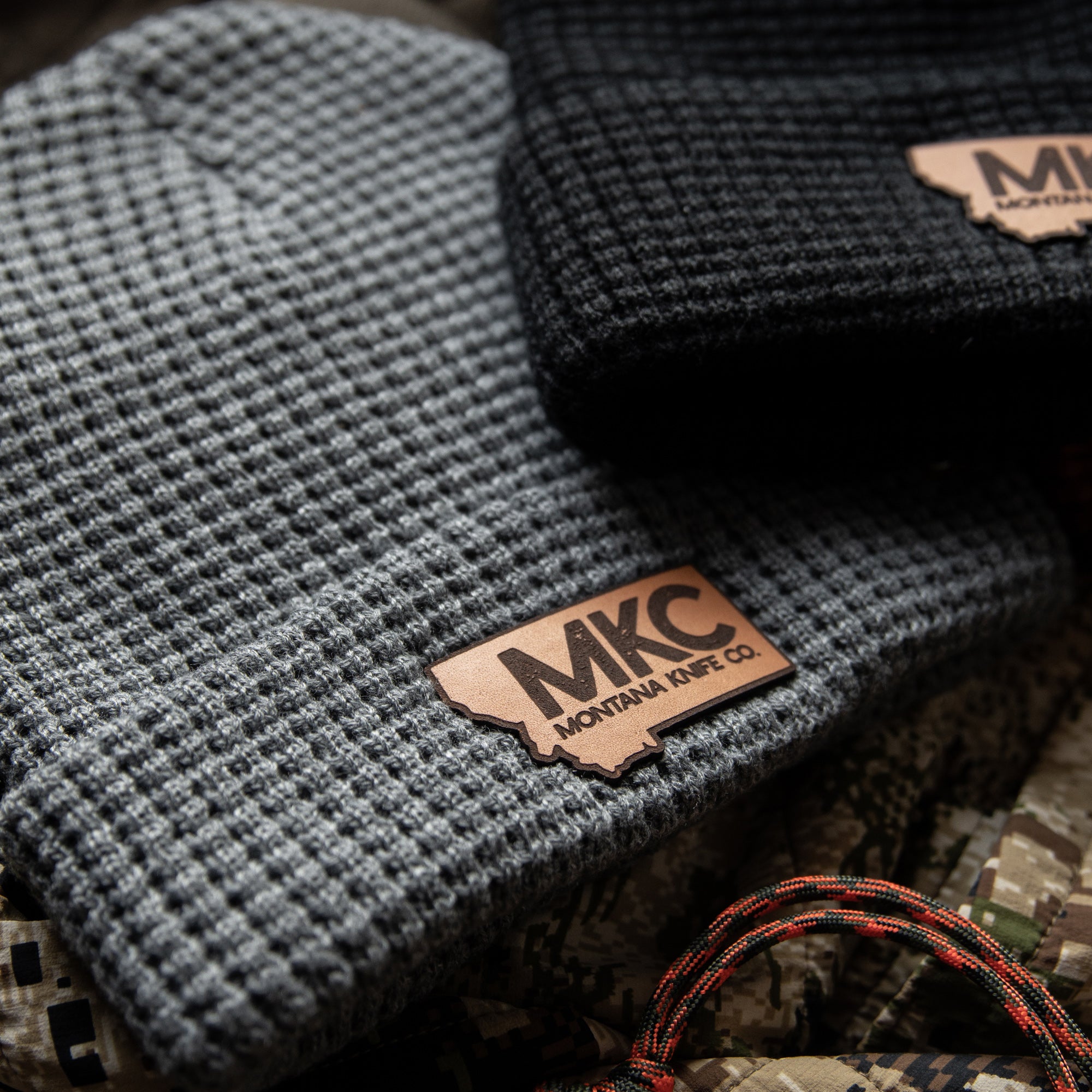 MKC BIG STATE PATCH - ELITE GREY BEANIE