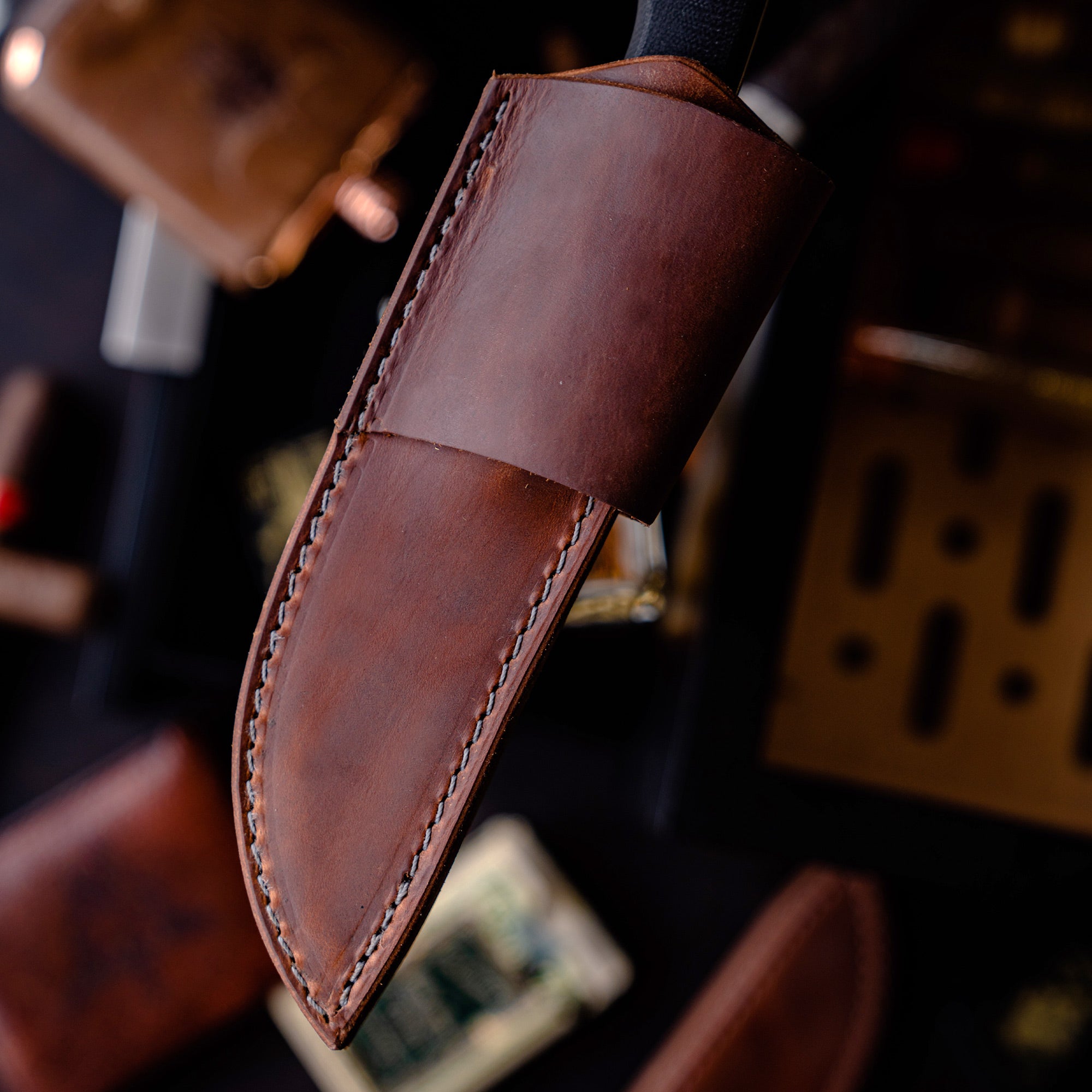 STONEWALL HORIZONTAL LEATHER SHEATH