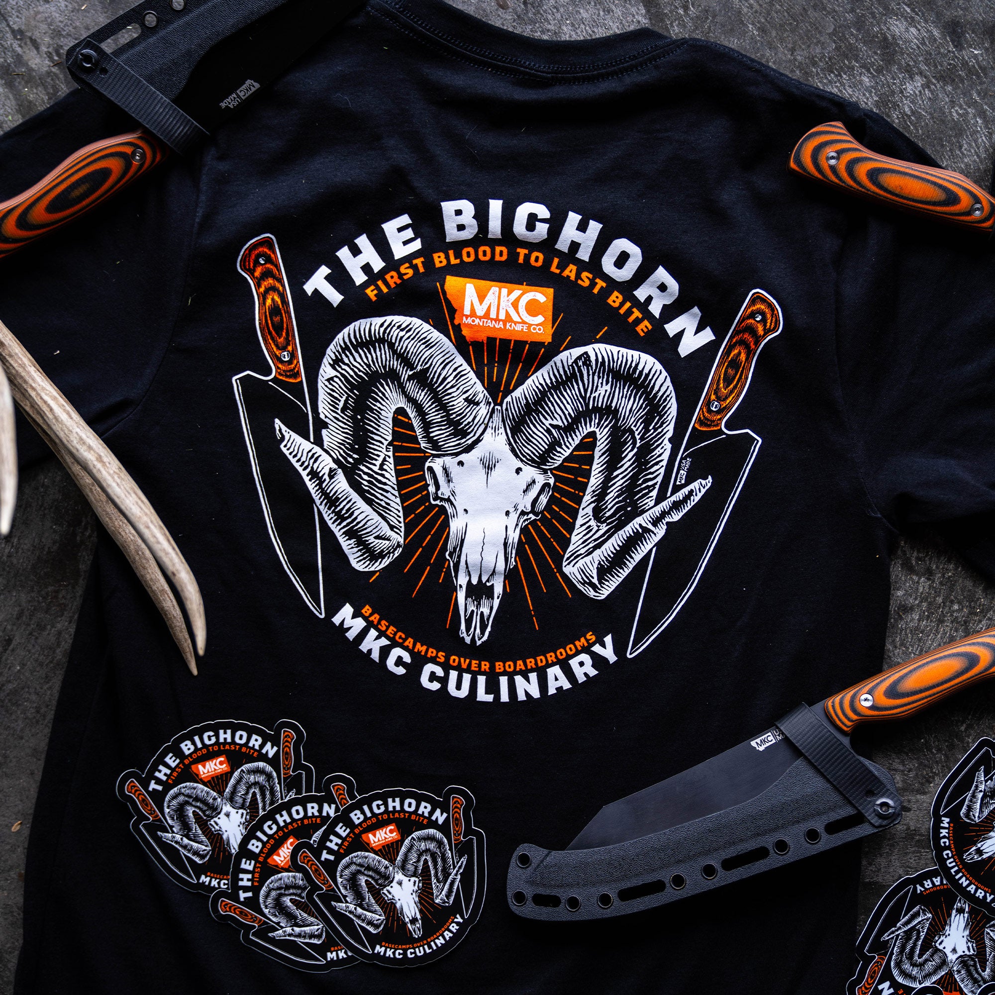 MKC BIGHORN CHEF TEE - USA MADE