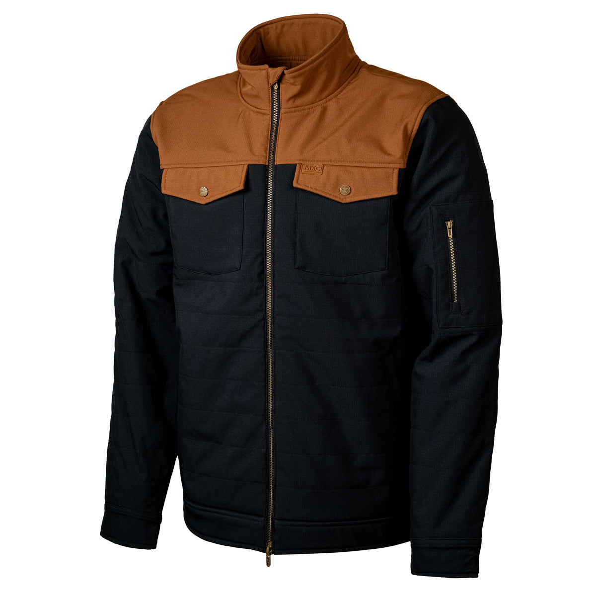 Augusta Jacket - Black/Coyote | Montana Knife Company