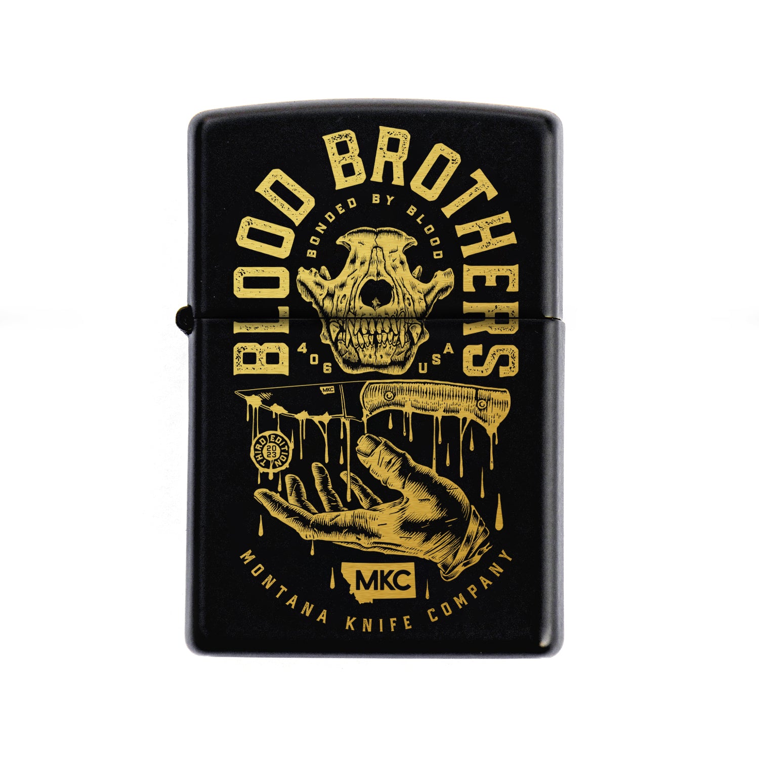 MKC BLOOD BROTHERS ZIPPO - EXCLUSIVE - USA MADE
