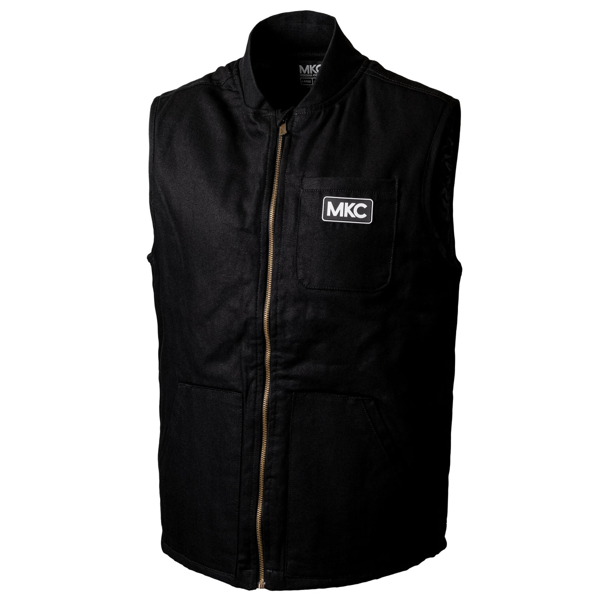 MKC CANVAS WORK VEST - BLACK