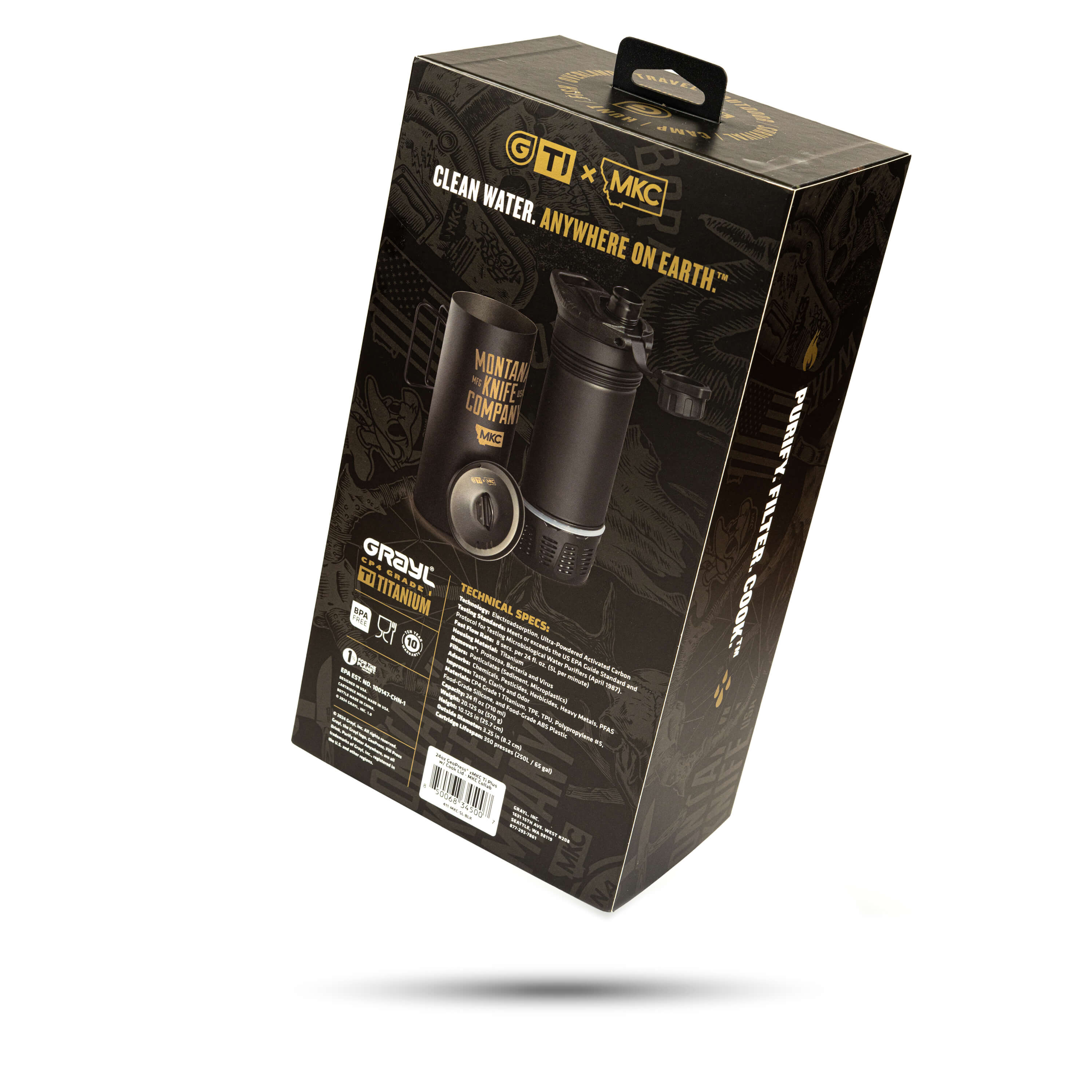 MKC X GRAYL - 24OZ GEOPRESS® TI PURIFIER