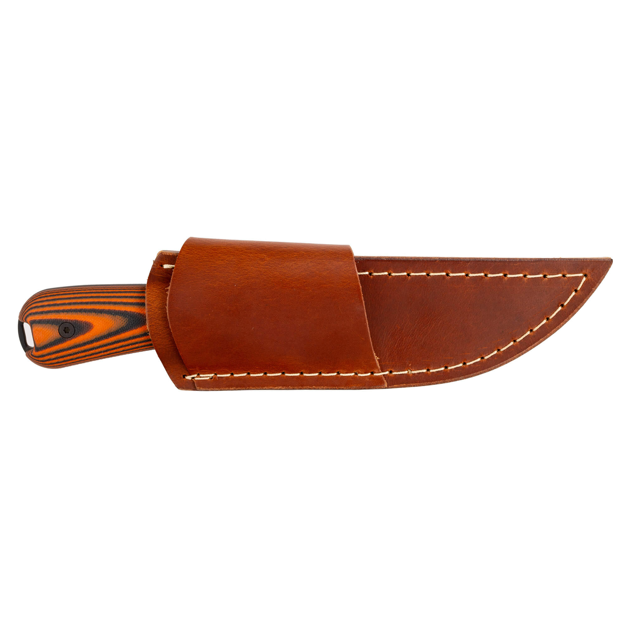 STUBHORN LEATHER SHEATH - HORIZONTAL BELT CARRY